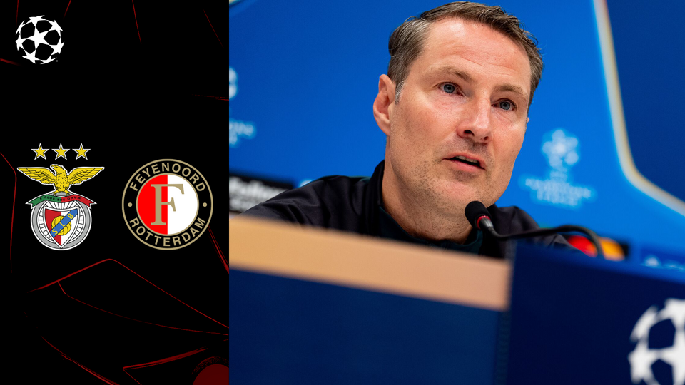 [LIVE 18:45] • Persconferentie voorafgaand aan SL Benfica - Feyenoord