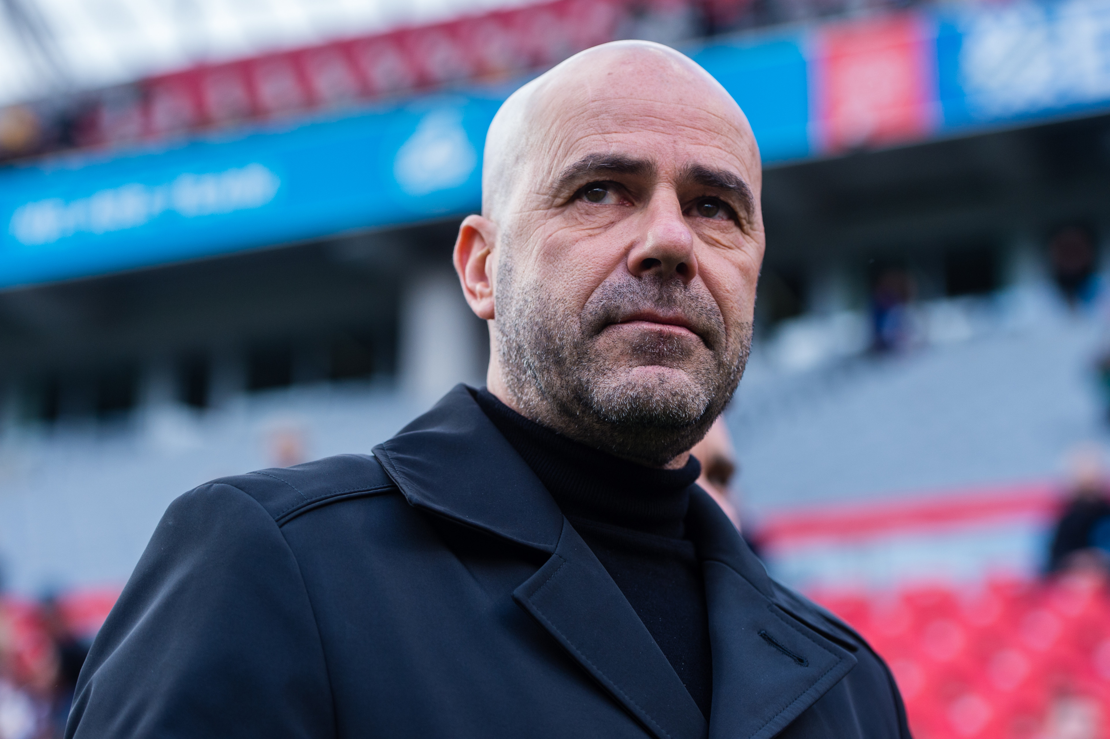 Oud-Feyenoorder Peter Bosz even terug in De Kuip