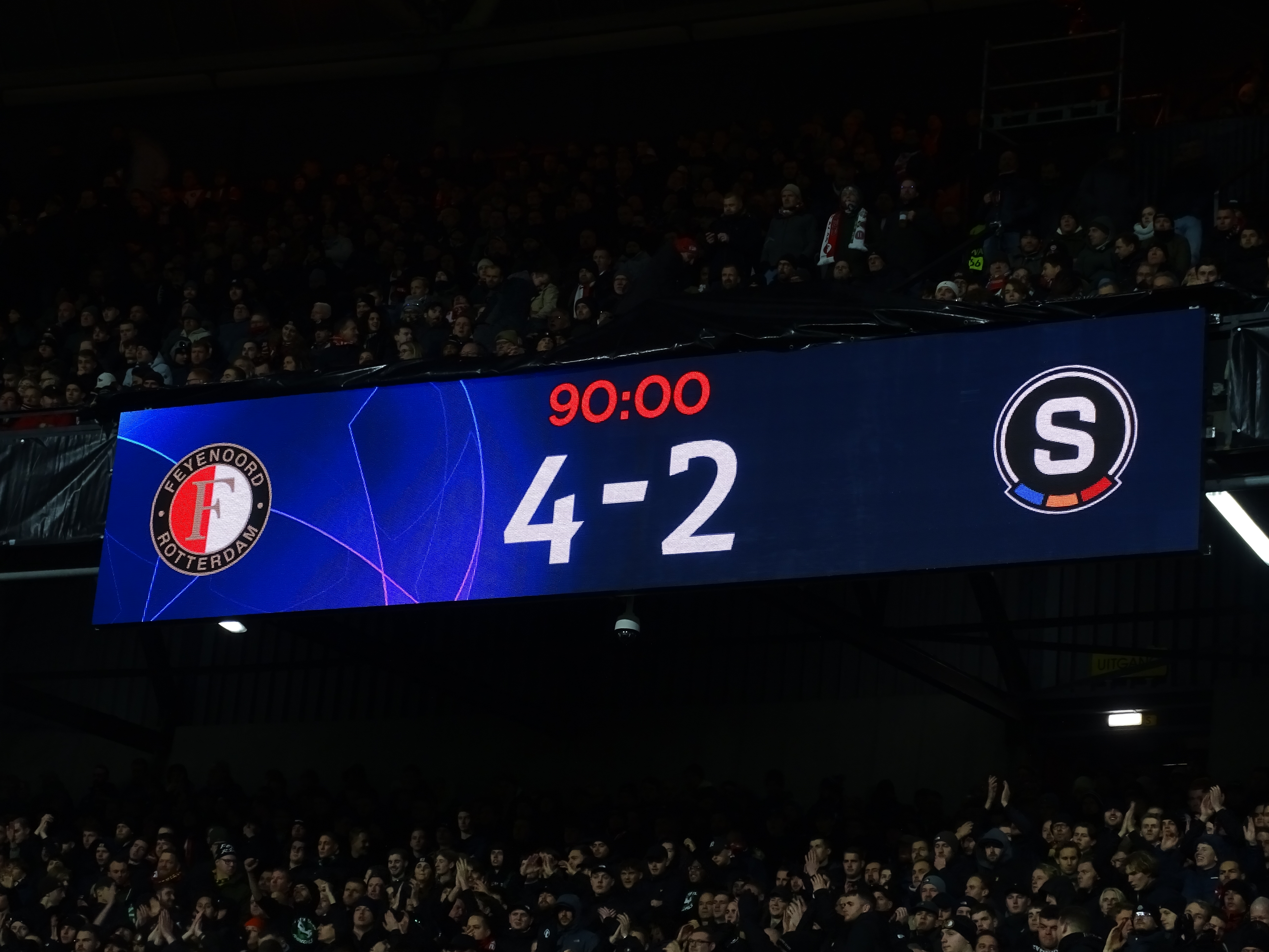 Foto's Feyenoord - Sparta Praag (4-2)