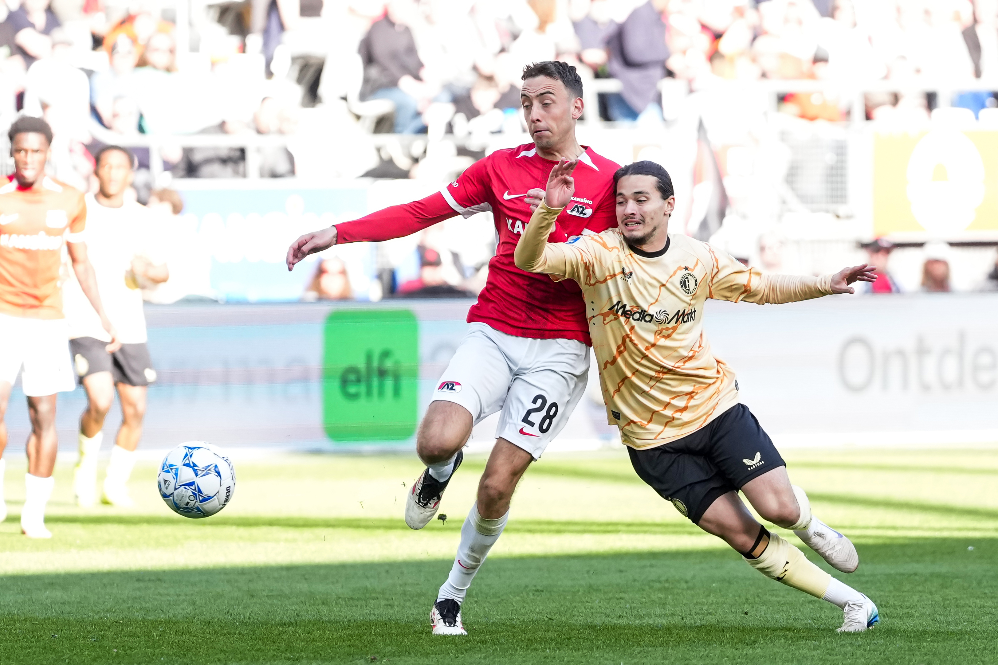 Cijfers • Hancko en Wellenreuther scoren ruime voldoendes na moeizame overwinning op AZ