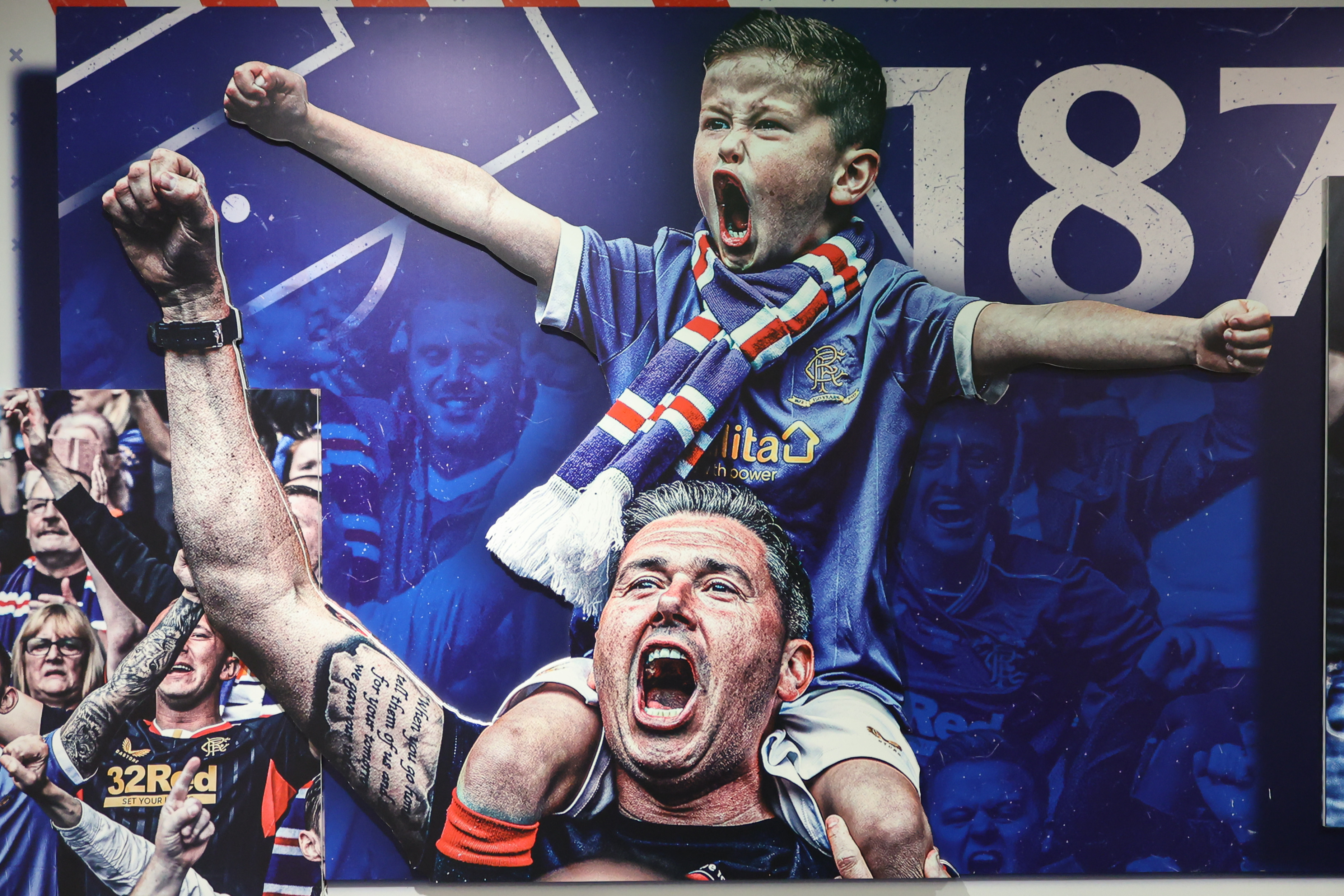 Foto's stadion tour Rangers FC