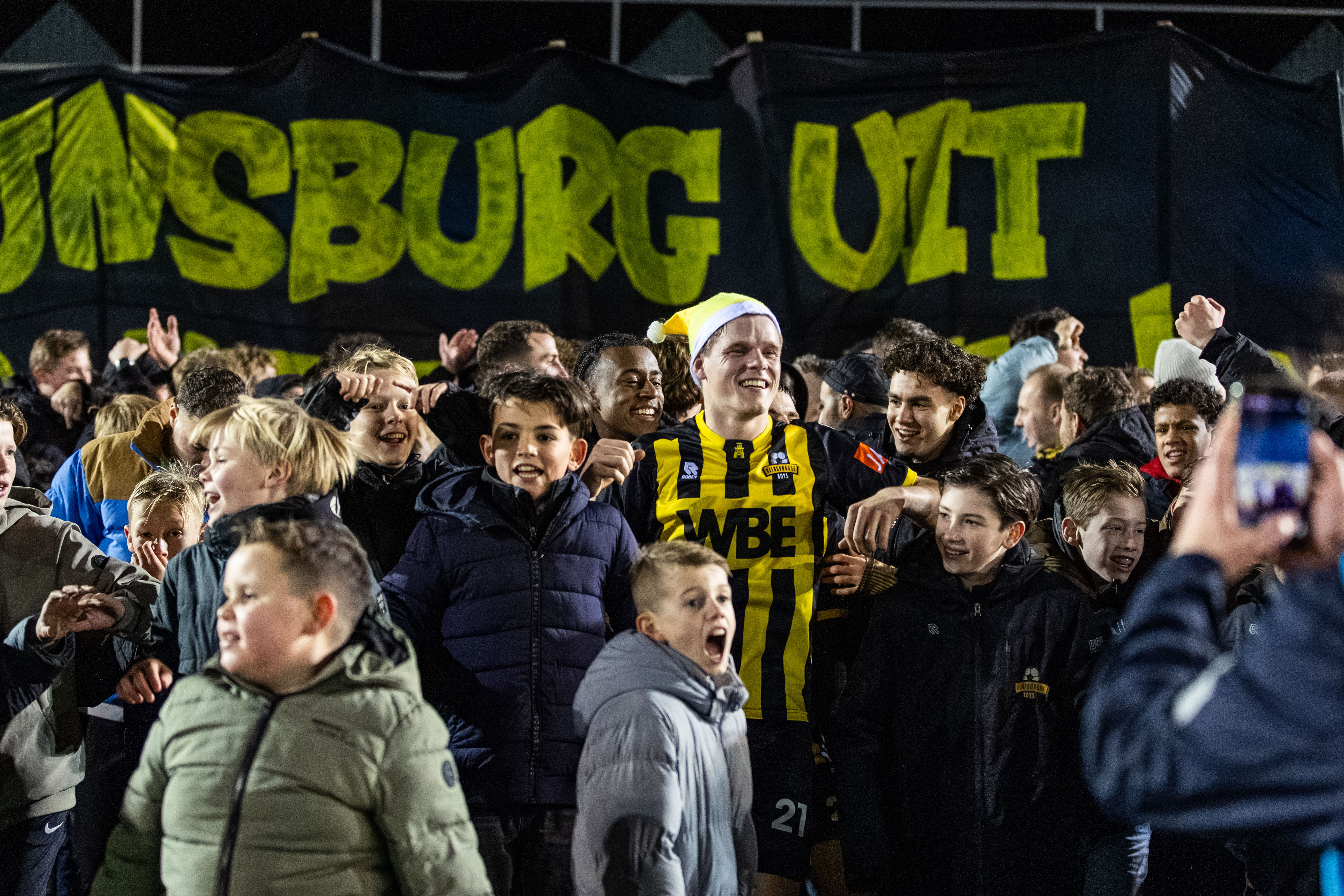 "In Rijnsburg is ongeveer de helft voor Feyenoord en de andere helft voor Ajax"