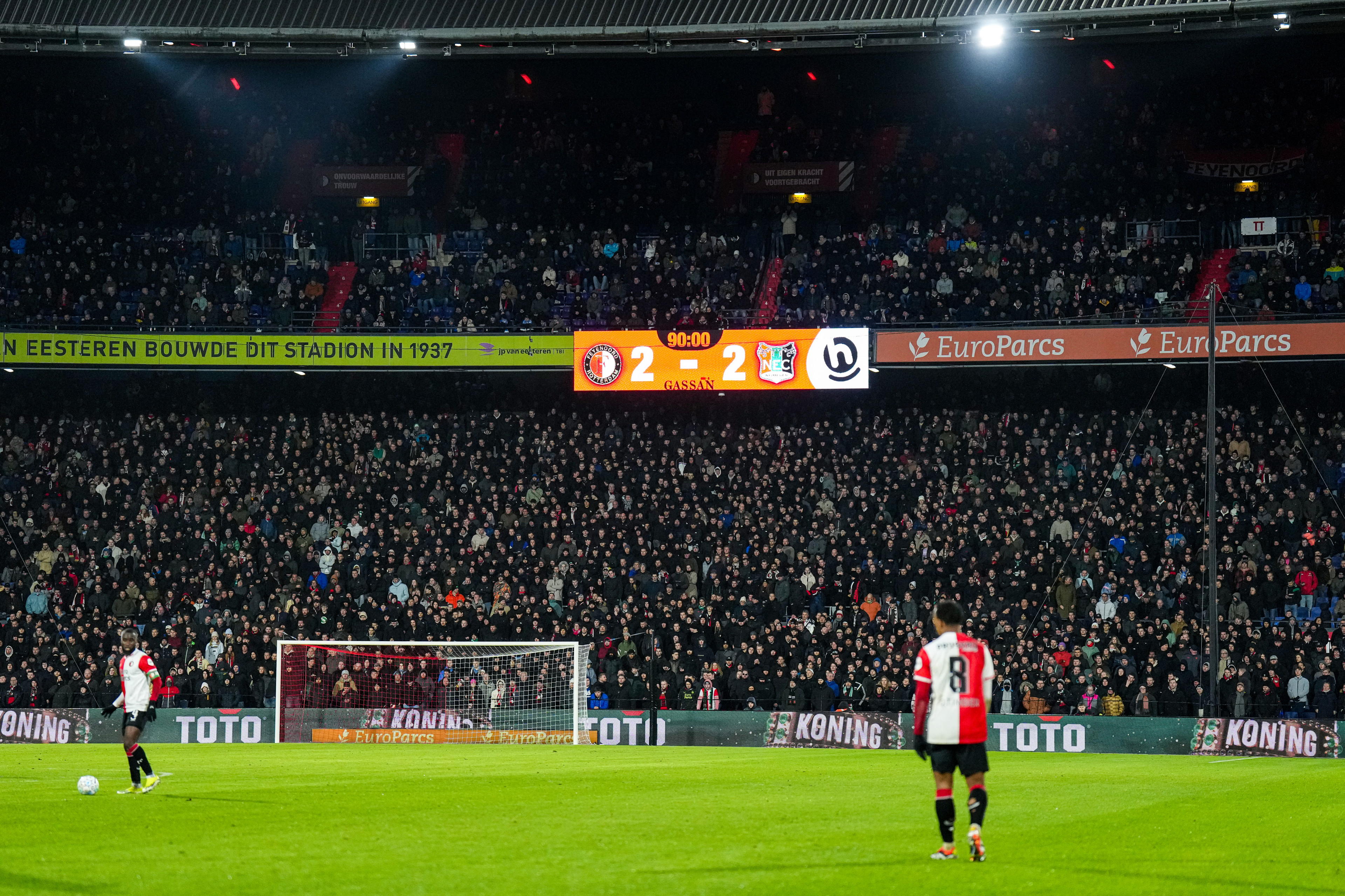 Beoordeel de spelers voor de wedstrijd Feyenoord - N.E.C. (2-2)