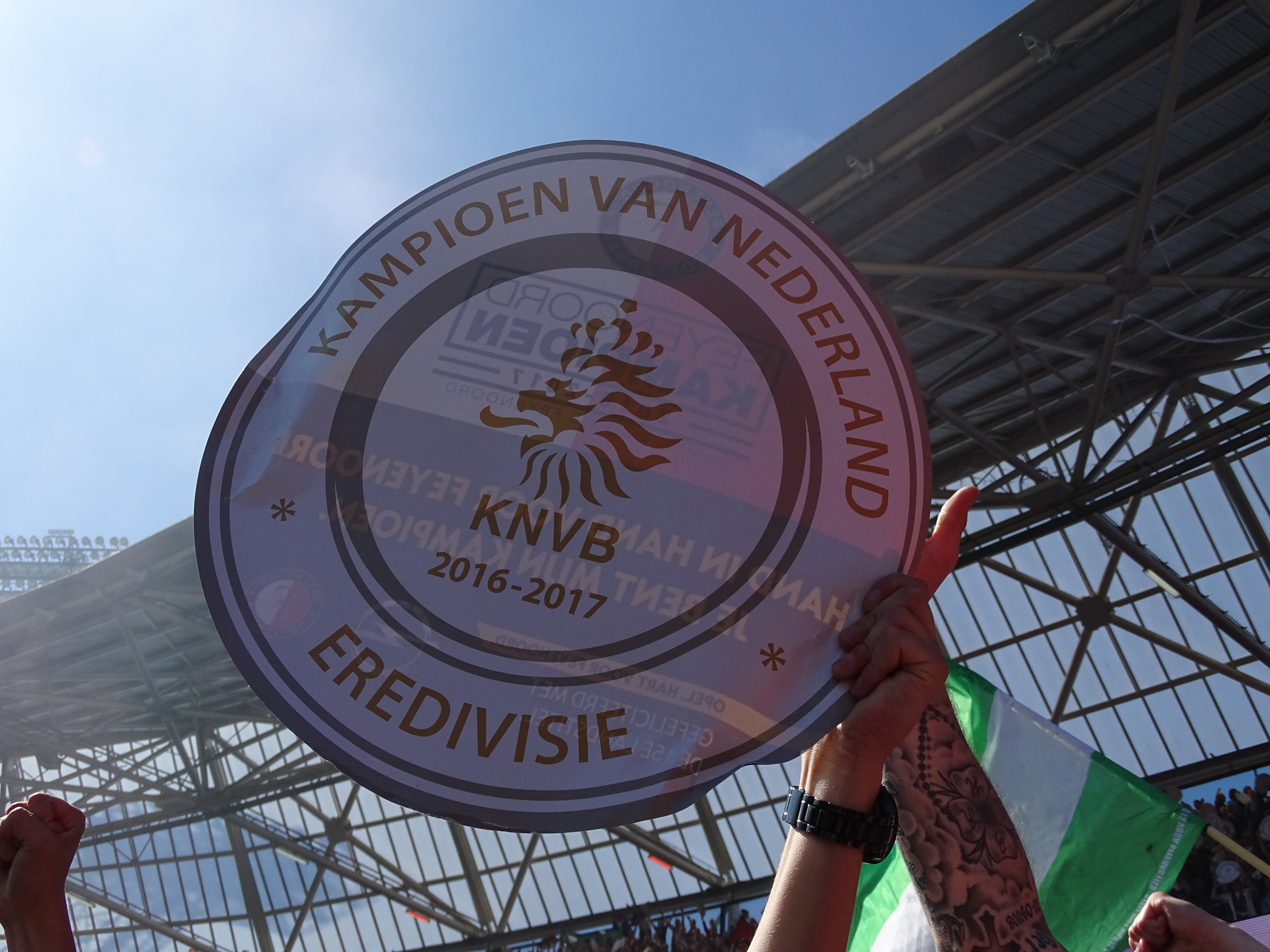 Kampioenskoorts bij Feyenoordsupporters