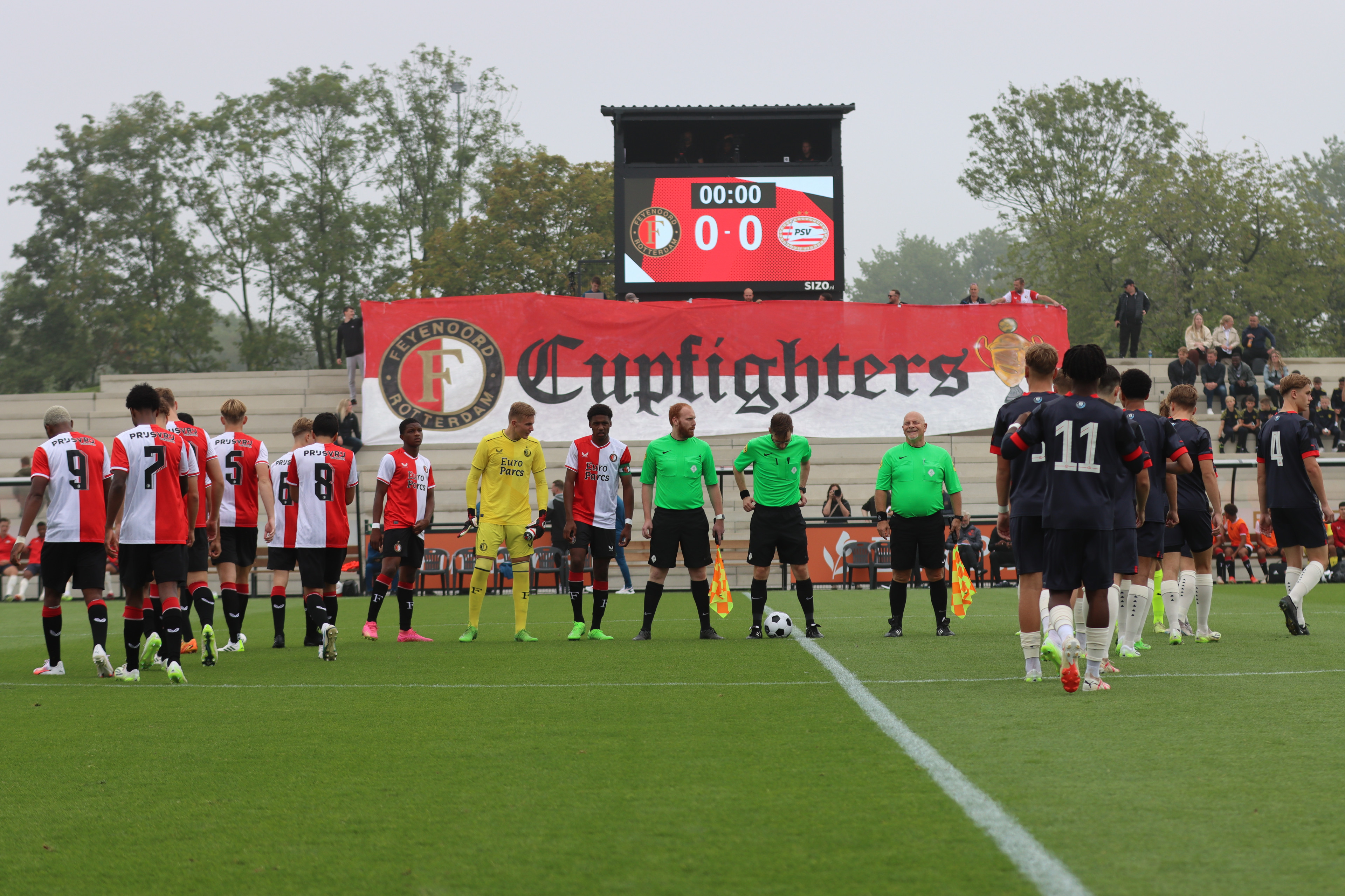 Feyenoord O18 uit bekertoernooi na nederlaag op PSV O18