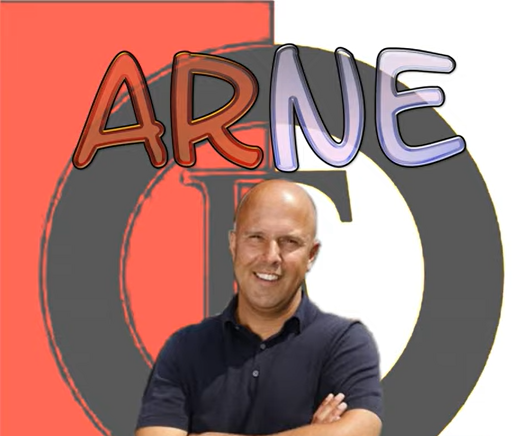"Oh Arne, we beginnen met de titel en daarna gaan we door!"
