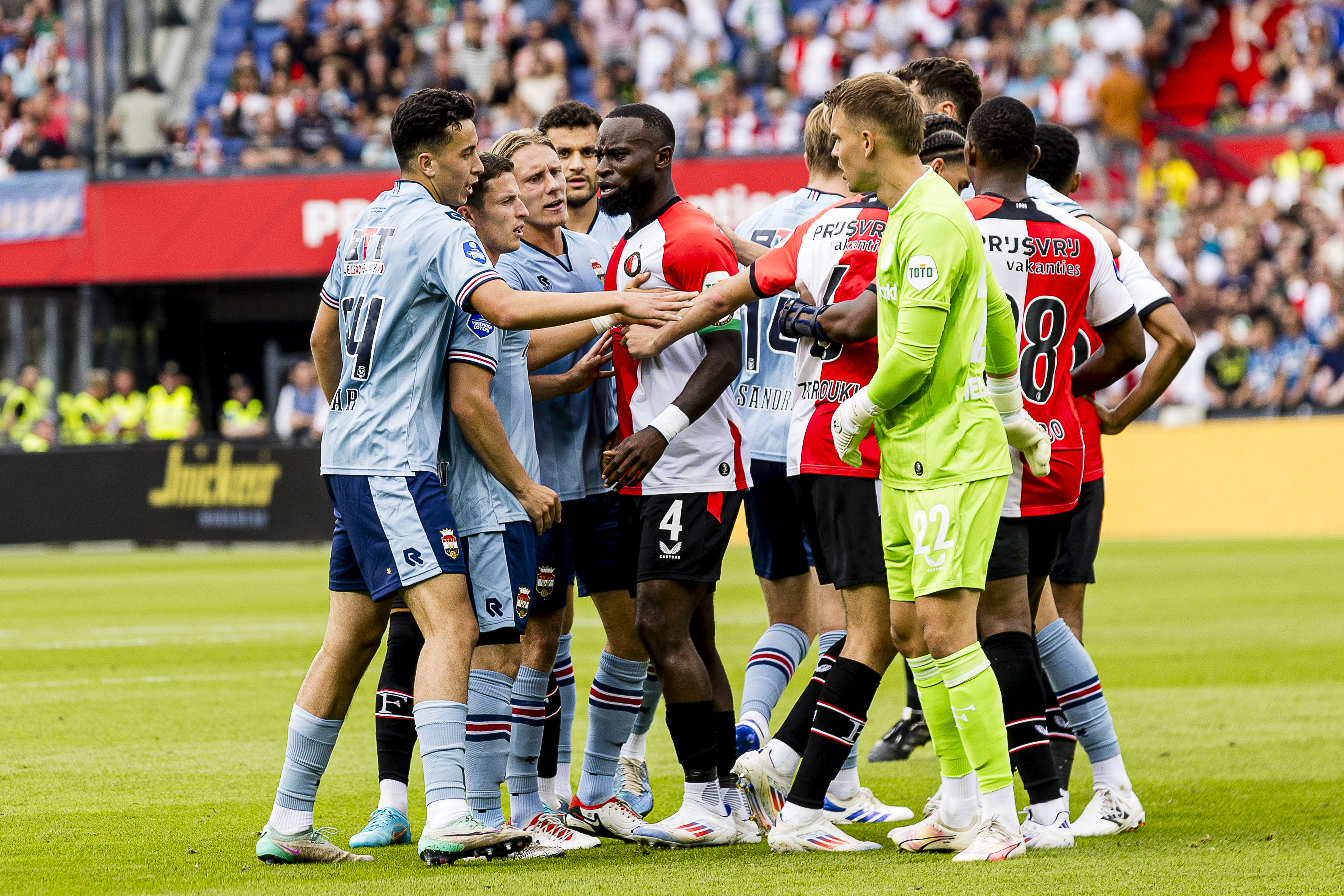 Beoordeel de spelers voor de wedstrijd Feyenoord - Willem II