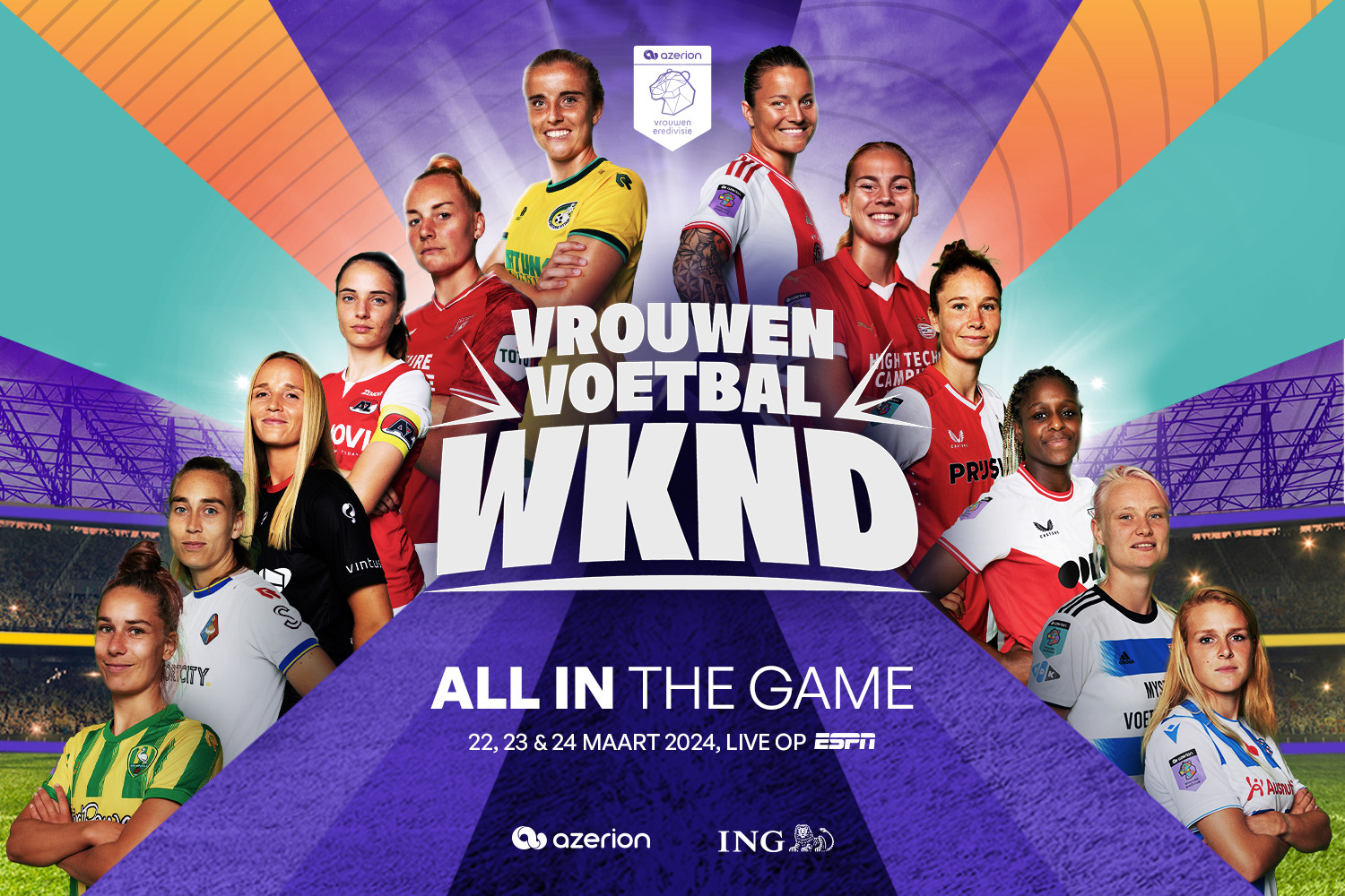 KNVB organiseert eind maart Vrouwenvoetbal WKND