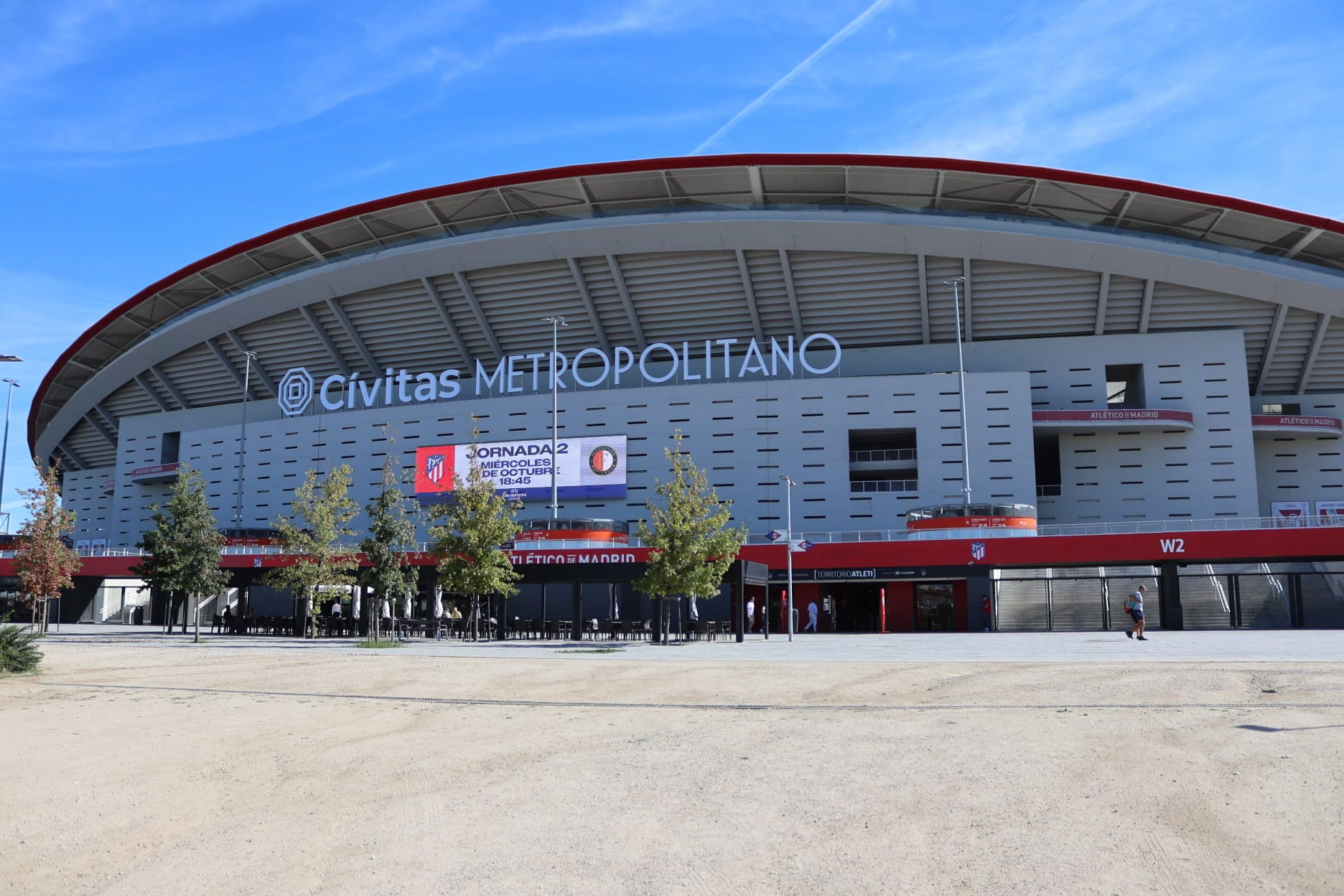 Feyenoord belegt dinsdag training in stadion Atlético