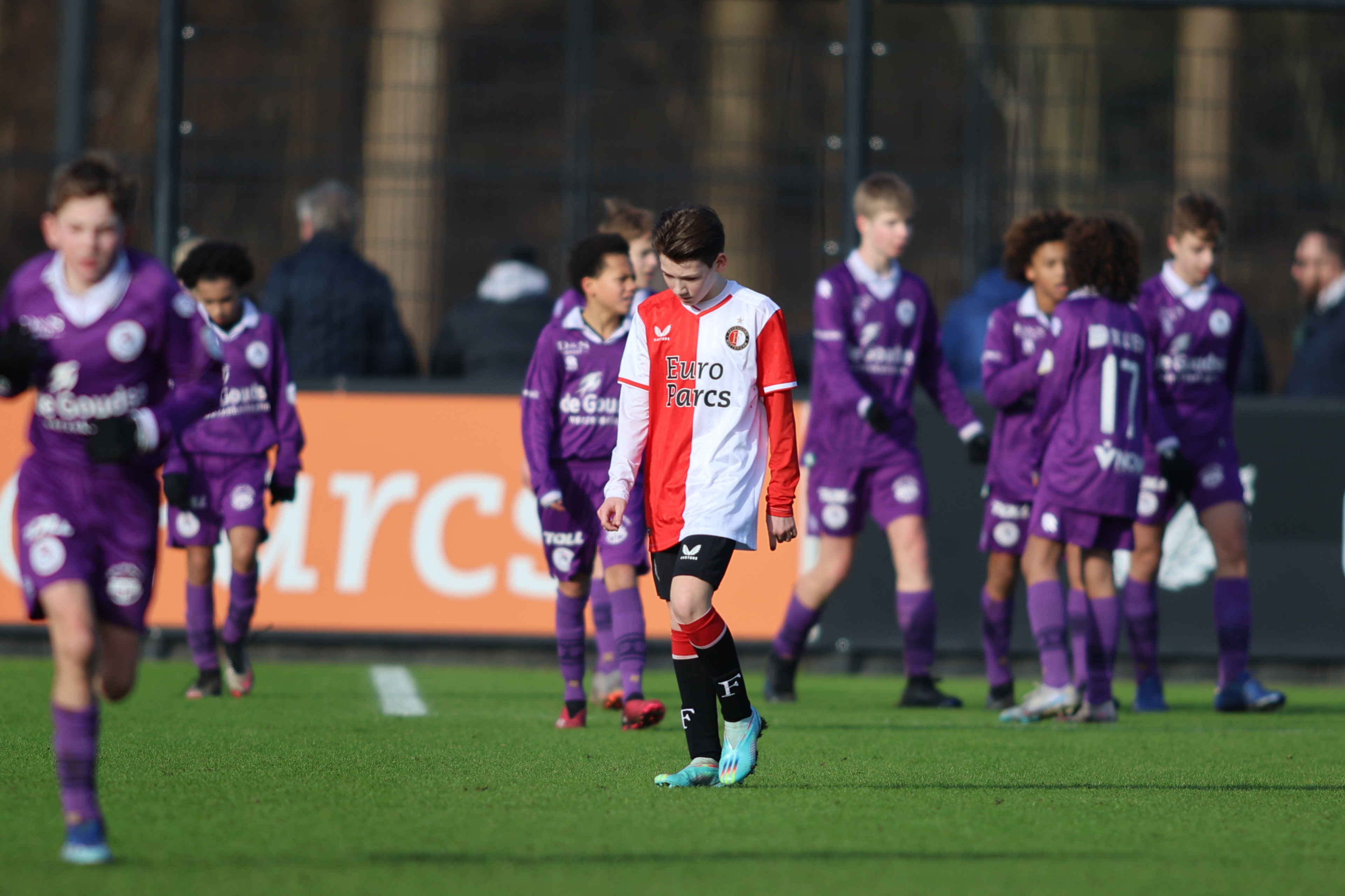 Feyenoord O14 verliest stadsderby (foto's)
