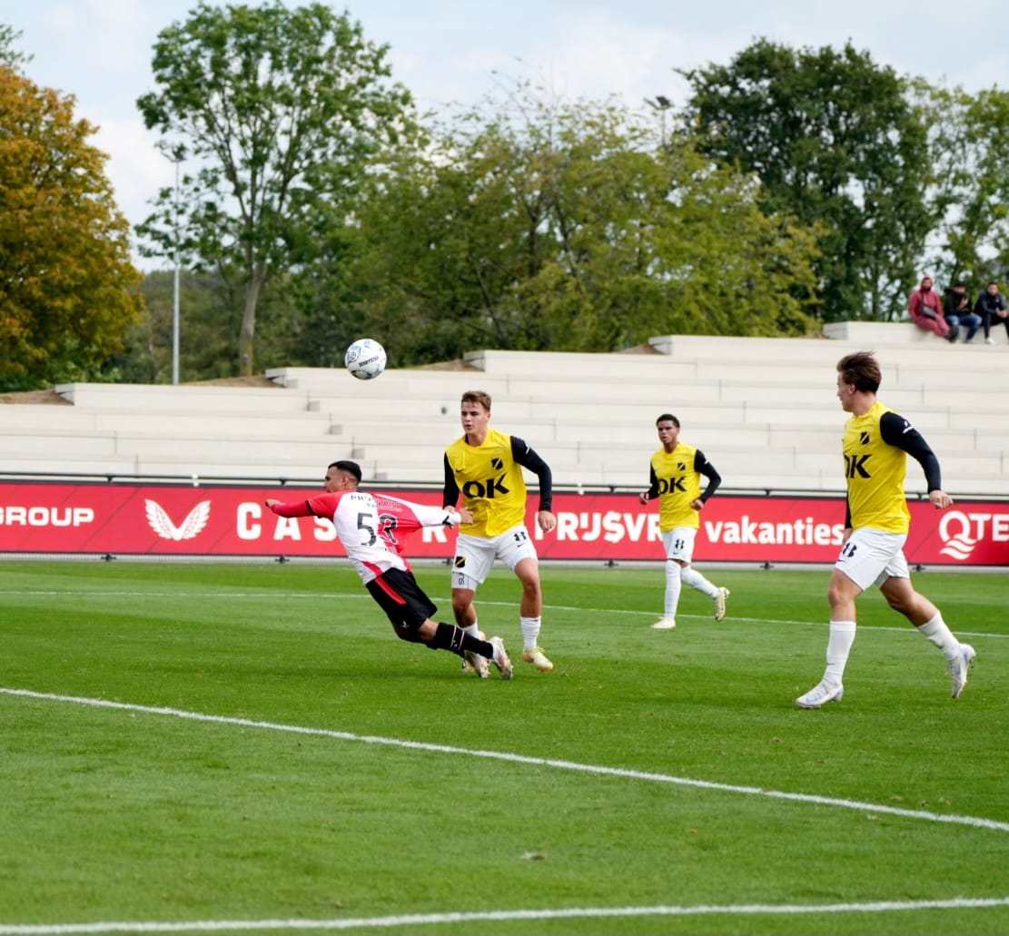 Feyenoord O21 lijdt onnodig puntenverlies tegen NAC Breda O21