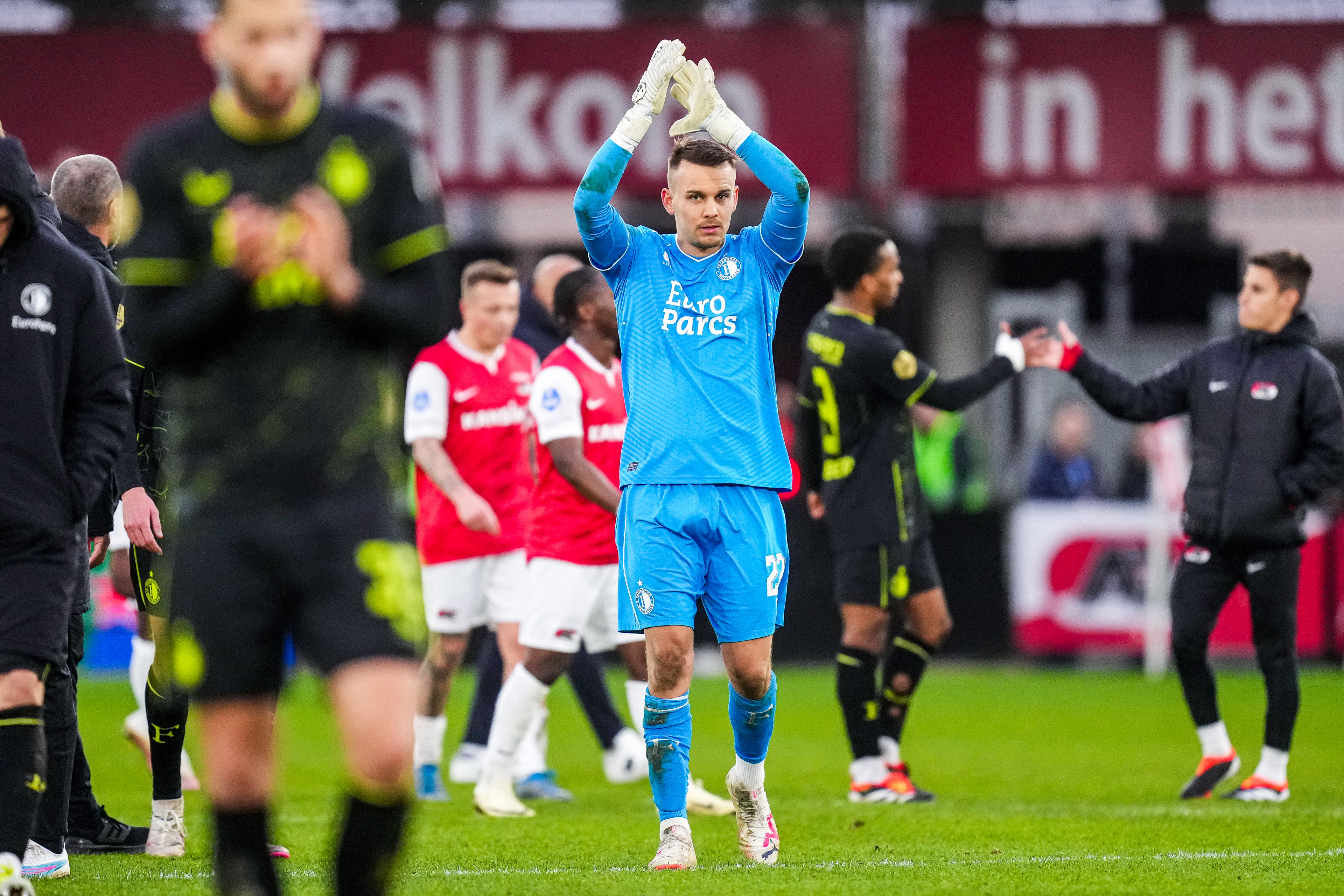 Feyenoord ongeslagen in Eredivisie met Wellenreuther onder de lat