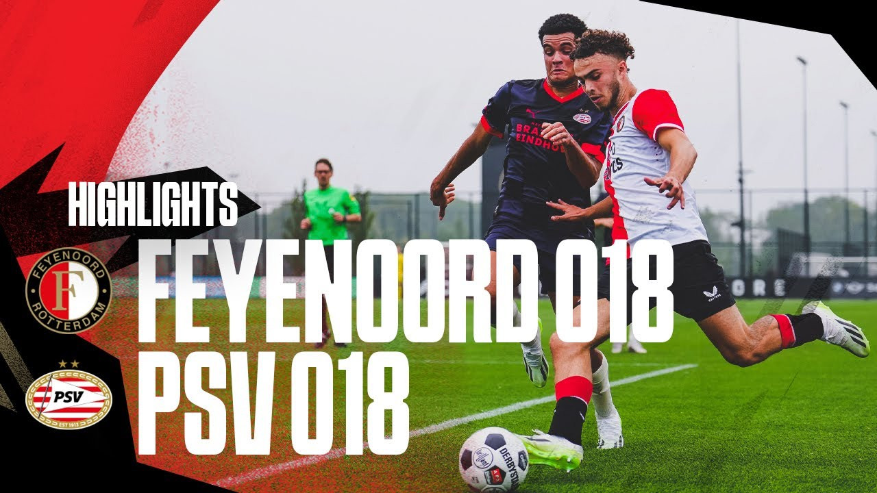 Samenvatting Feyenoord O18 - PSV O18 (1-1)