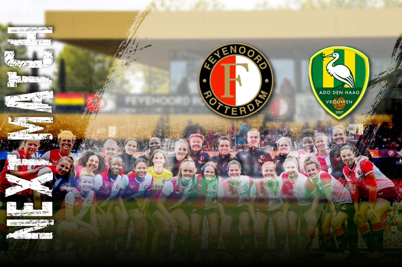 NEXT MATCH • Feyenoord Vrouwen spelen de laatste wedstrijd van dit jaar tegen ADO