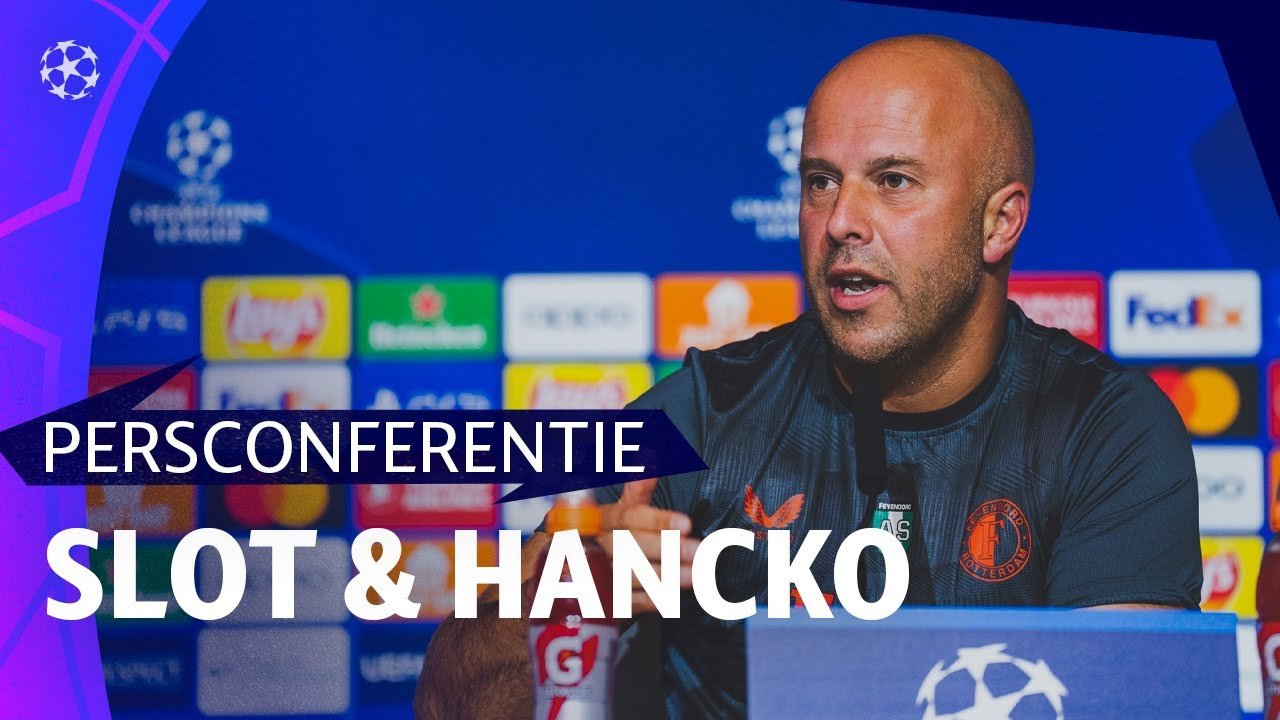 Persconferentie Arne Slot en Dávid Hancko voor Lazio-thuis [LIVE 14:30]