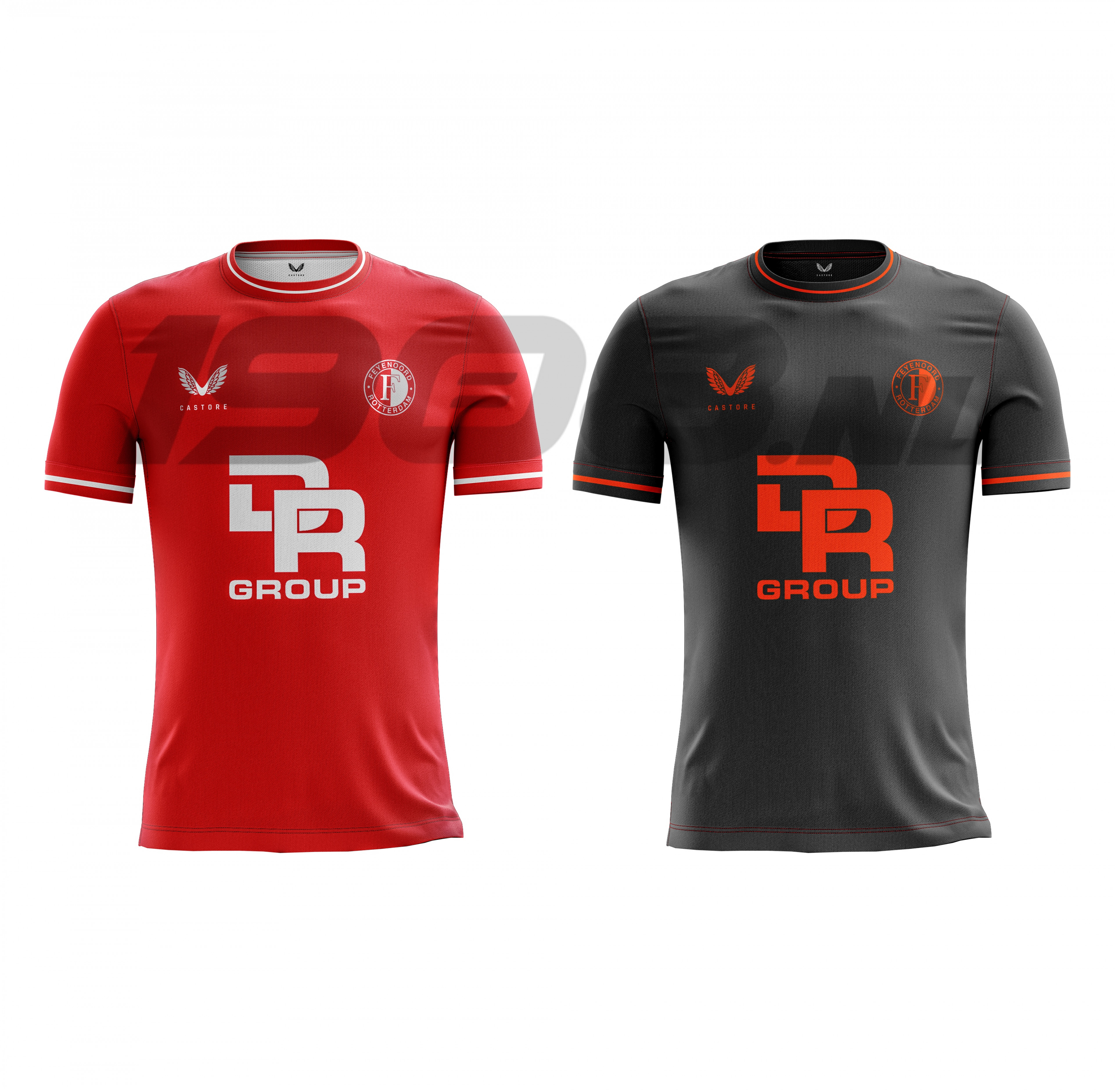 CONCEPT Feyenoord Trainingsshirts Castore 2023/2024 | Edit via Bink-Design