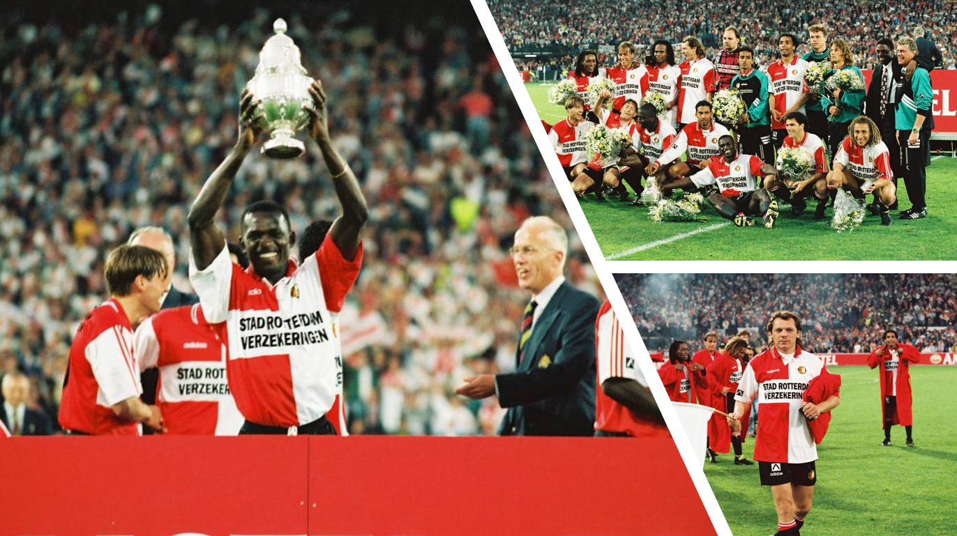 Trophy Day [UNIEKE FOTO'S] • Feyenoord pakt vierde 'Dennenappel' in vijf jaar (1995)