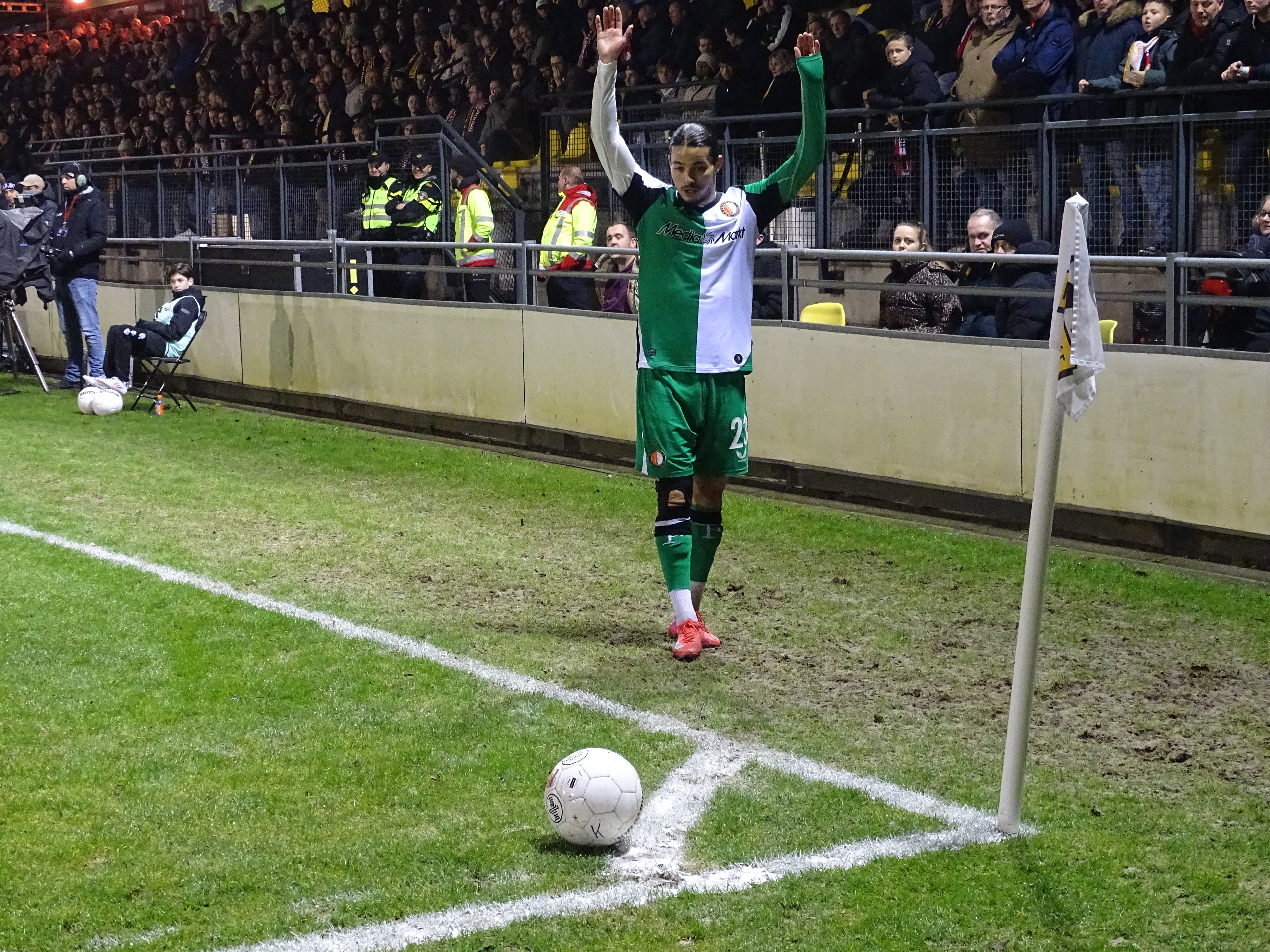 Foto's Rijnsburgse Boys - Feyenoord (1-4)