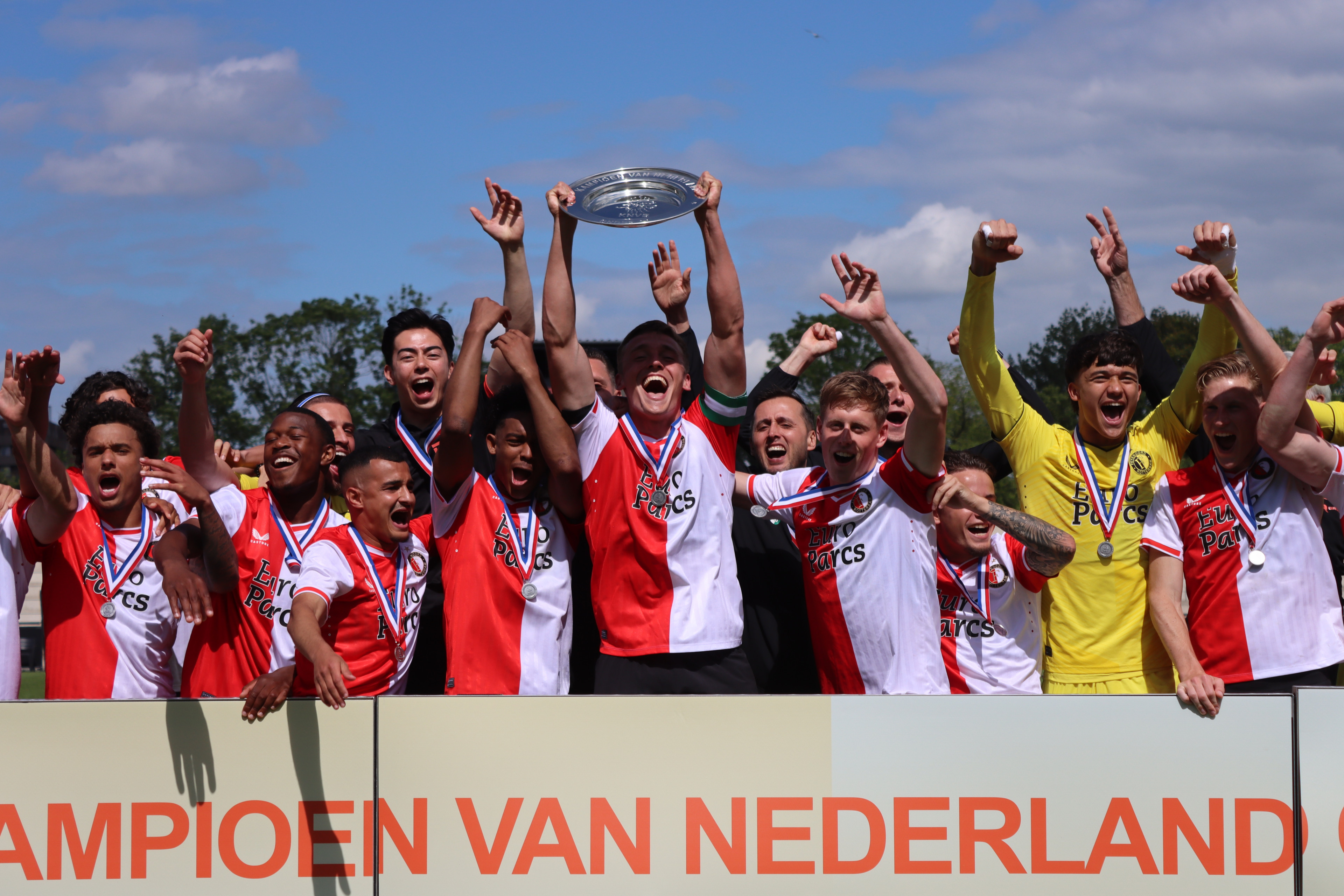 Feyenoord O21 sluit het seizoen af met de dubbel (foto's)
