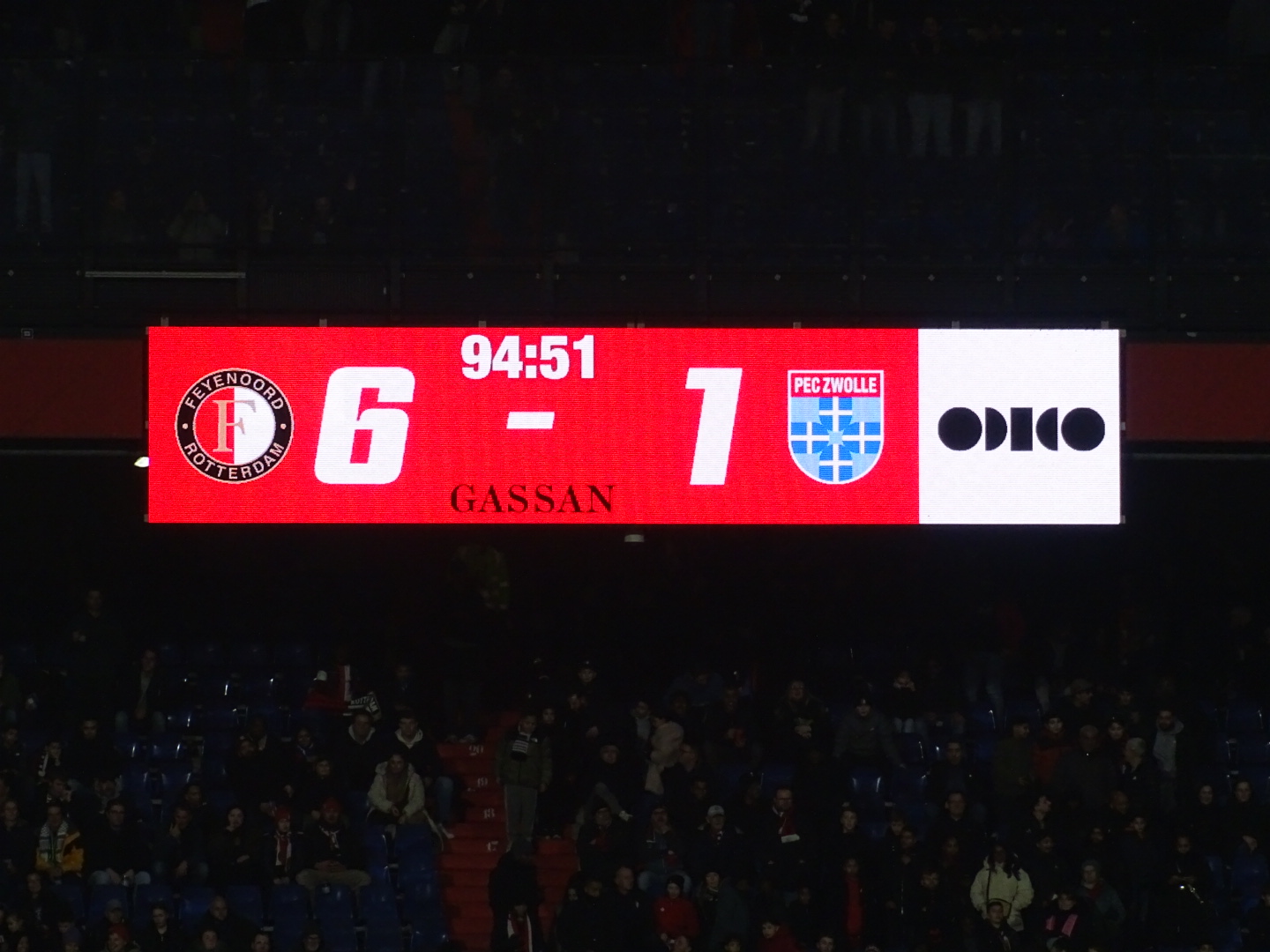 Foto's Feyenoord - PEC Zwolle (6-1)