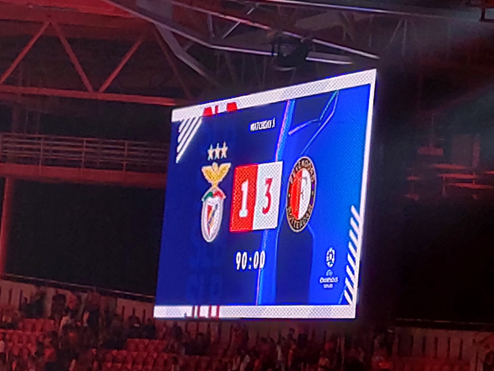 Foto's Benfica - Feyenoord CL (1-3)