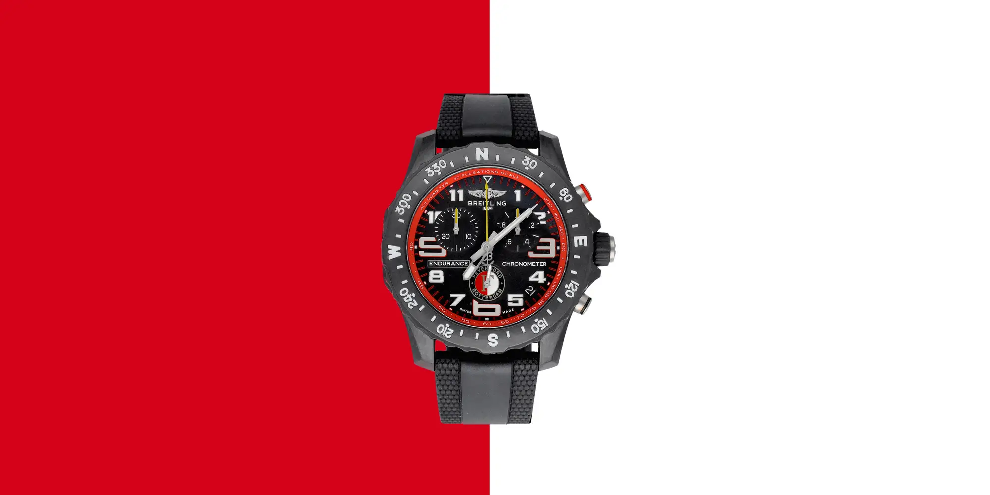 Feyenoord en Breitling brengen exclusief horloge uit van 3800 euro