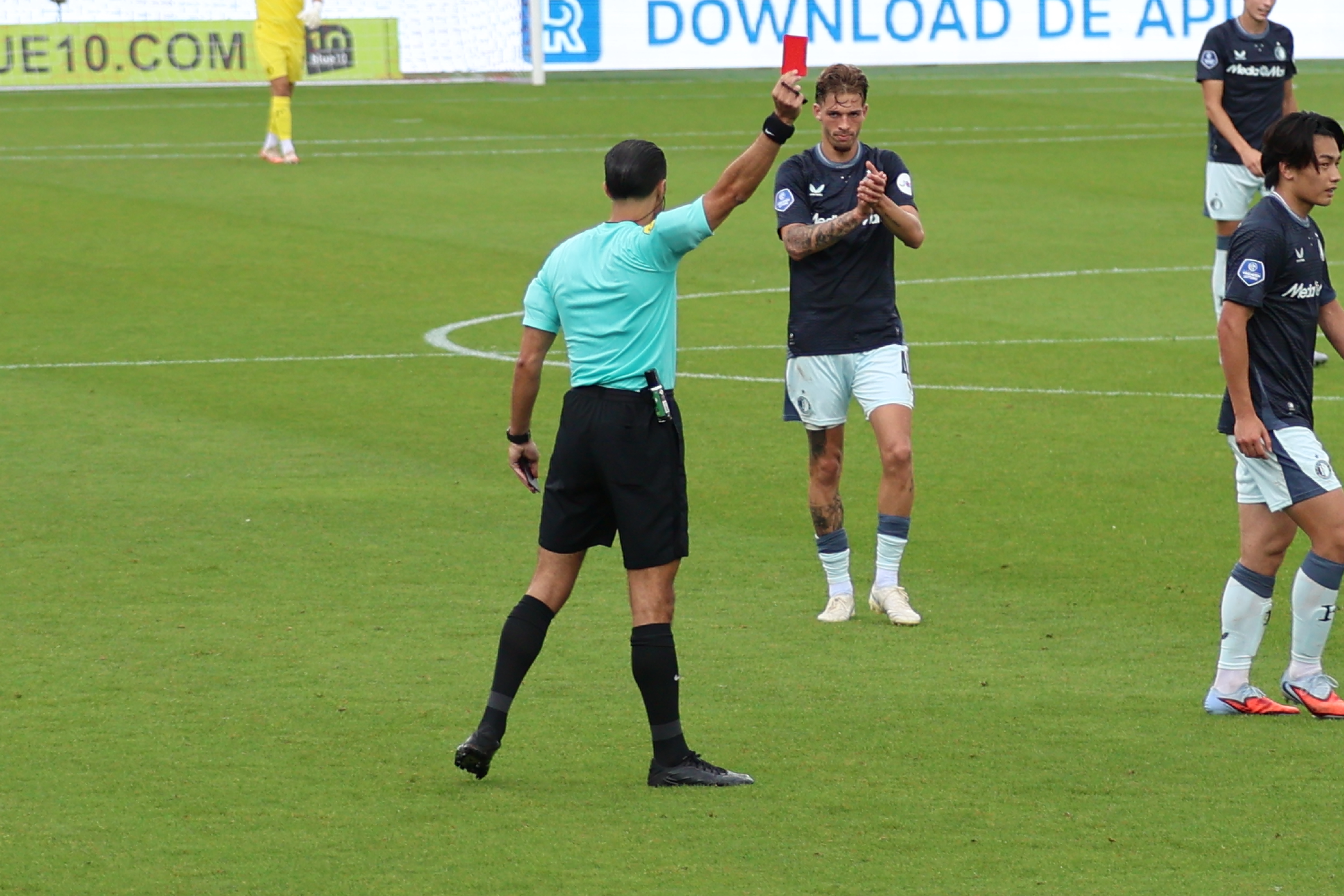 Red card given by Serdar Gözübüyük - Jim Breeman Sports Photography
