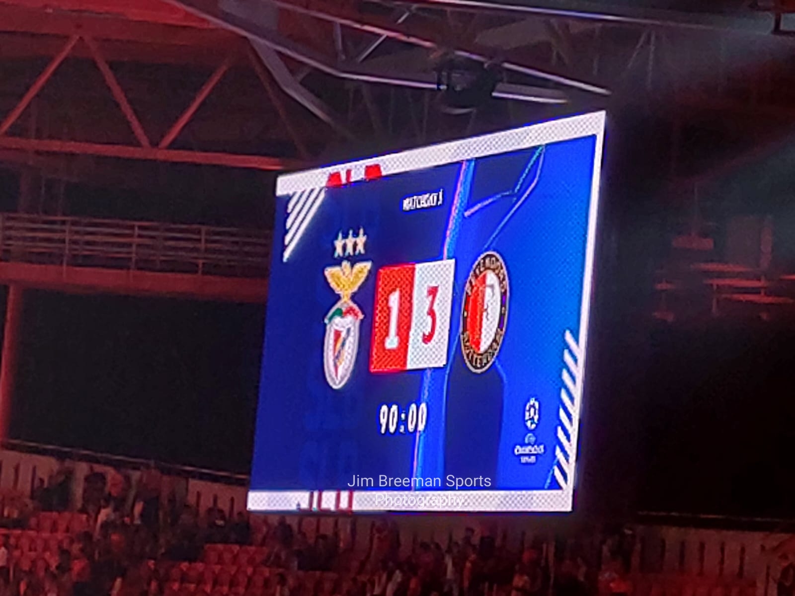 Foto's Benfica - Feyenoord CL (1-3)