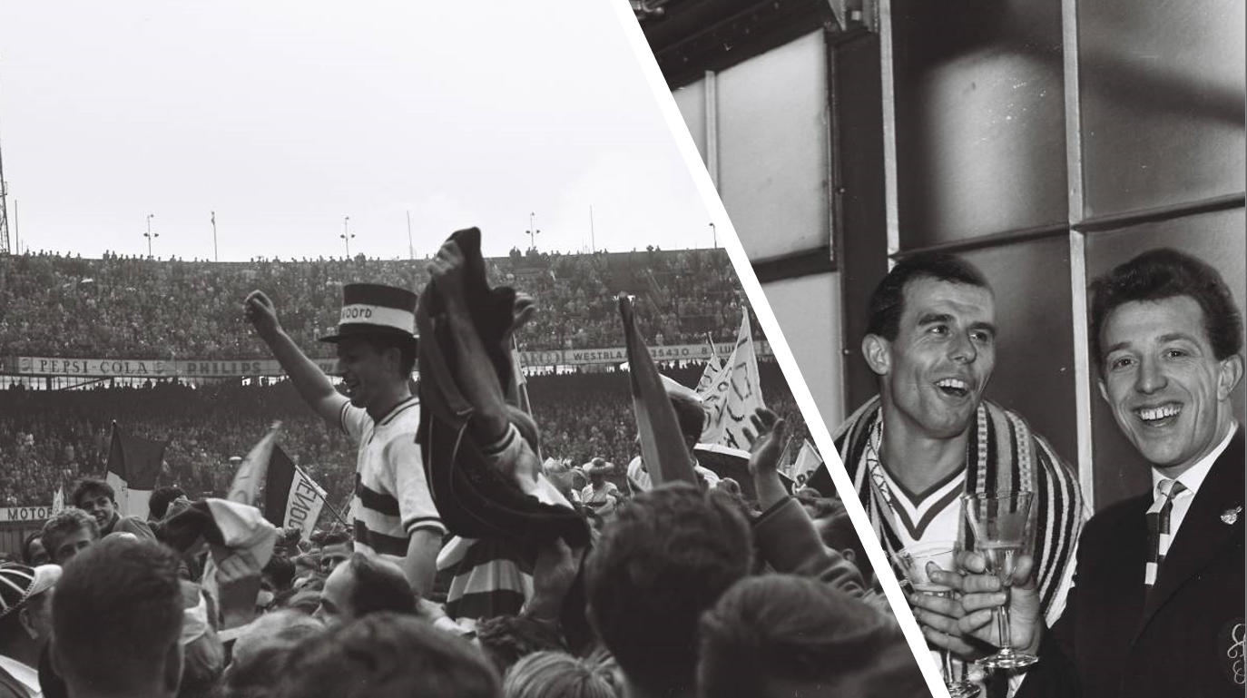 Trophy Day [UNIEKE FOTO'S] • Feyenoord verslaat Rapid JC en pakt na 21 jaar weer de titel (1961)