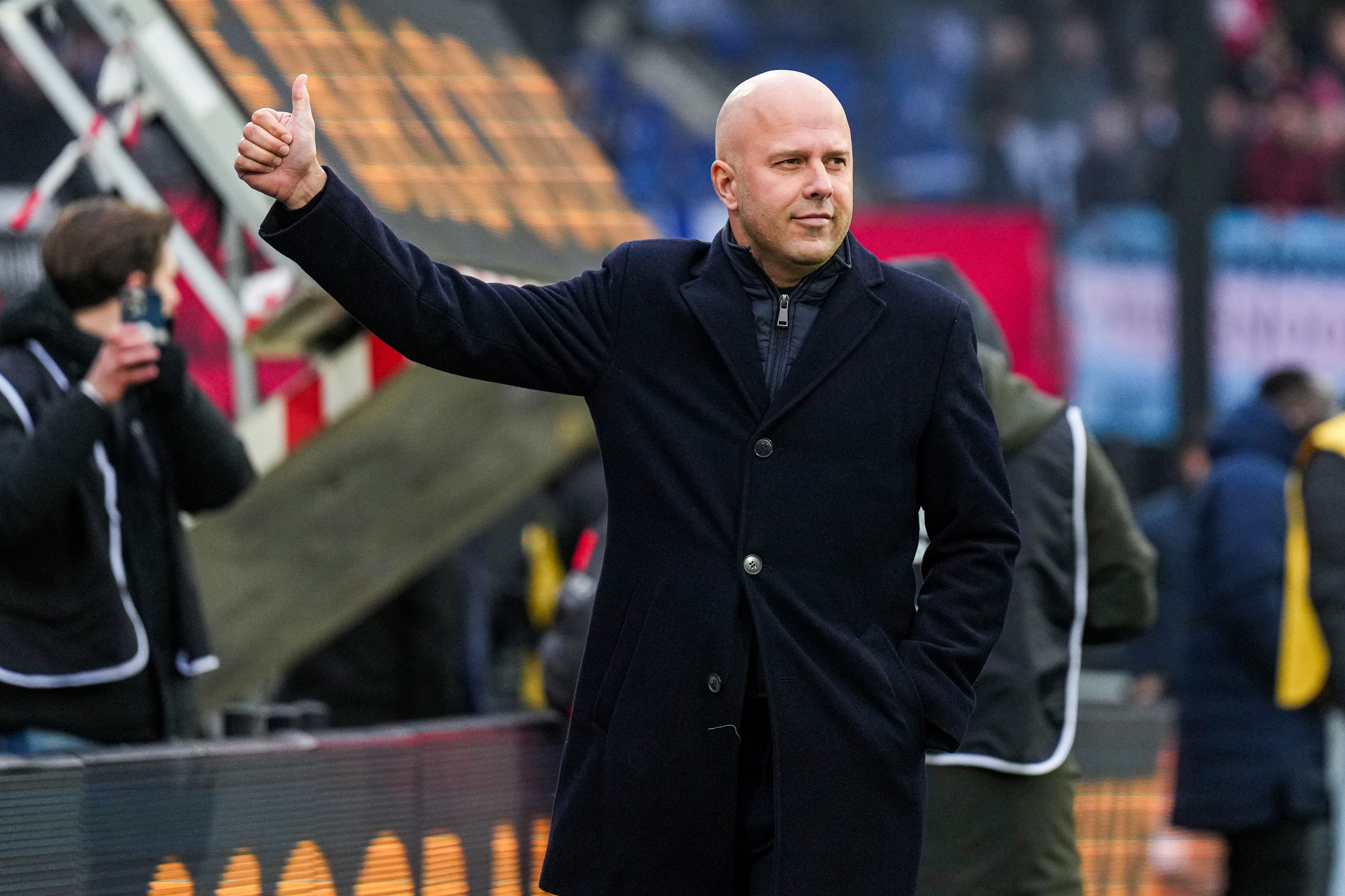 Slot trots op groei Feyenoord: "Tegen AS Roma hadden we voor het eerst het gevoel dat we op topniveau domineerden"