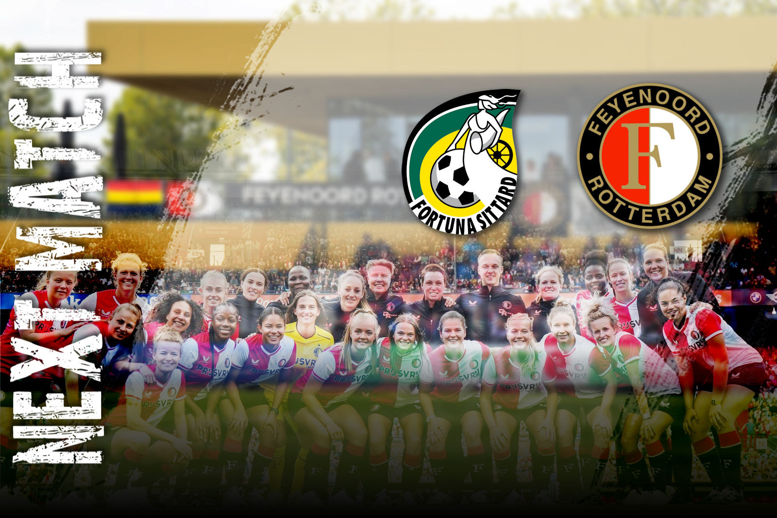 Nieuwe datum afgelast duel Fortuna Sittard - Feyenoord V1