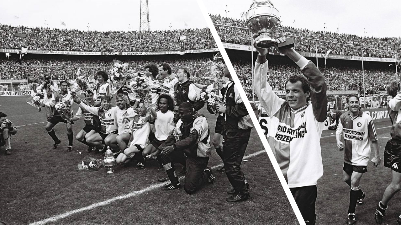 Trophy Day [UNIEKE FOTO'S] • Feyenoord prolongeert KNVB Beker tegen Roda JC (1992)