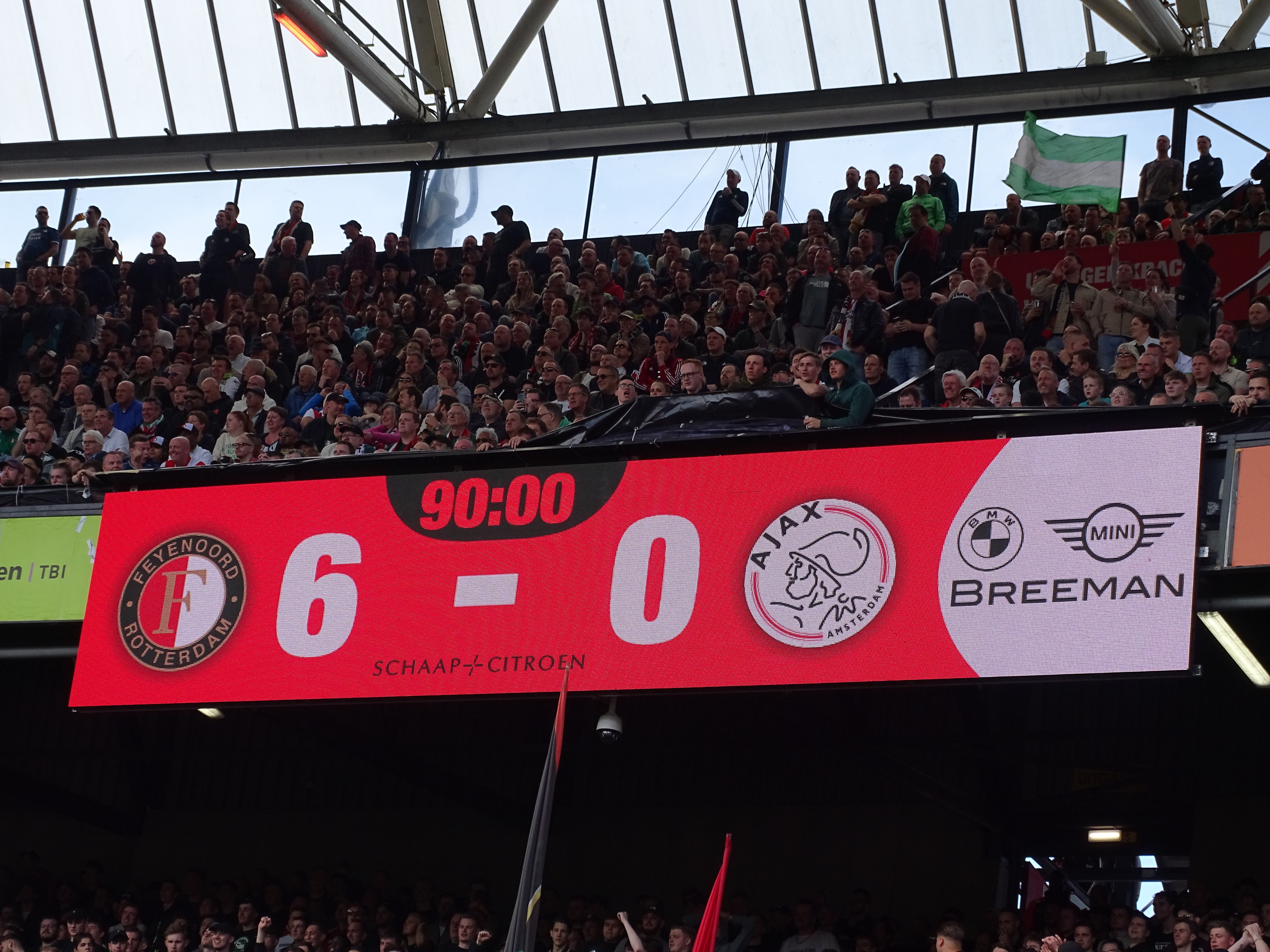 Foto's Feyenoord - Ajax (6-0)