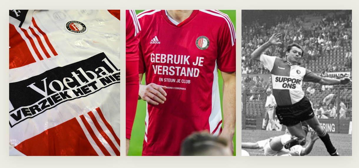 Feyenoord kent een historie met shirt-statements