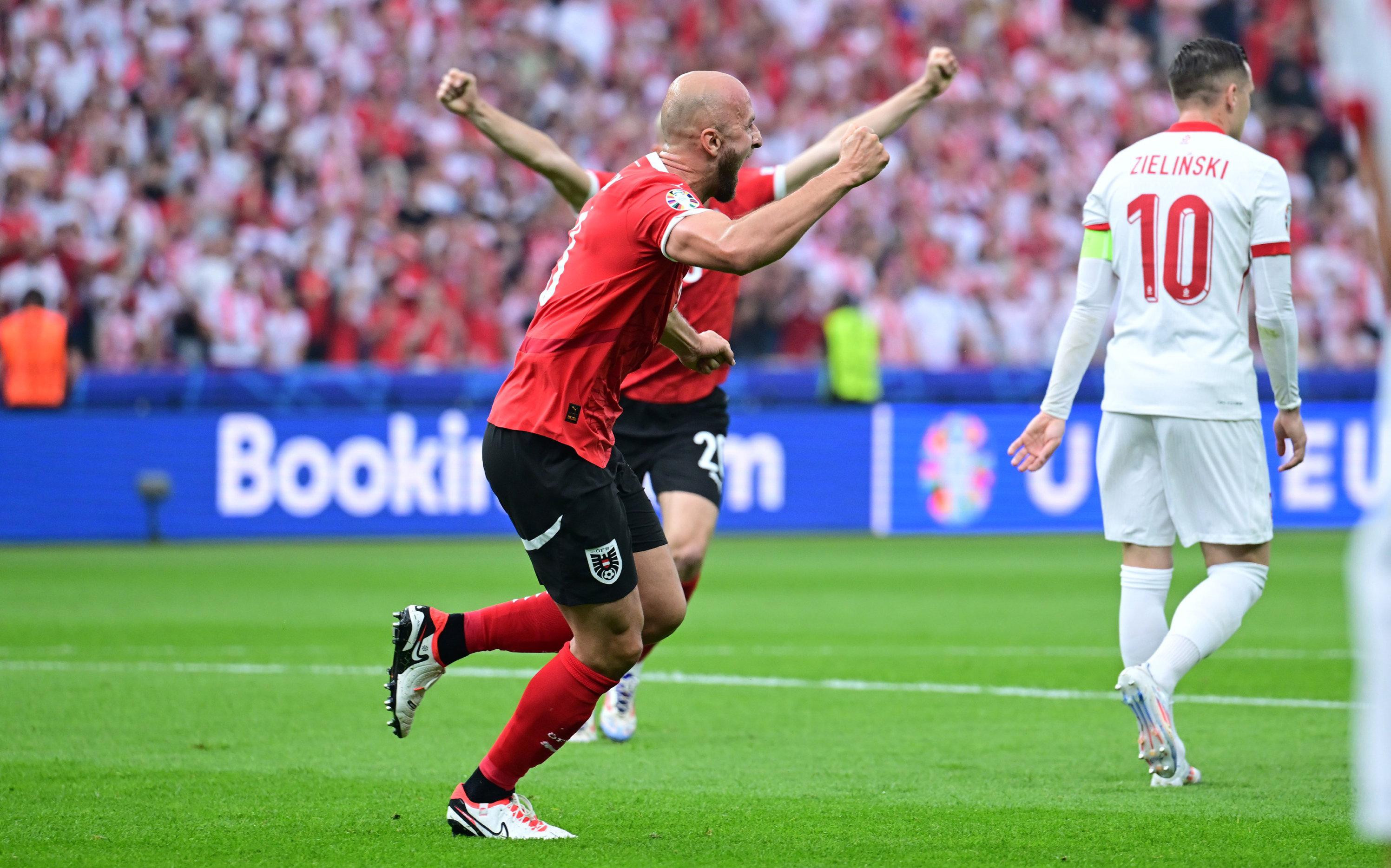 VIDEO: Gernot Trauner opent score voor Oostenrijk tegen Polen