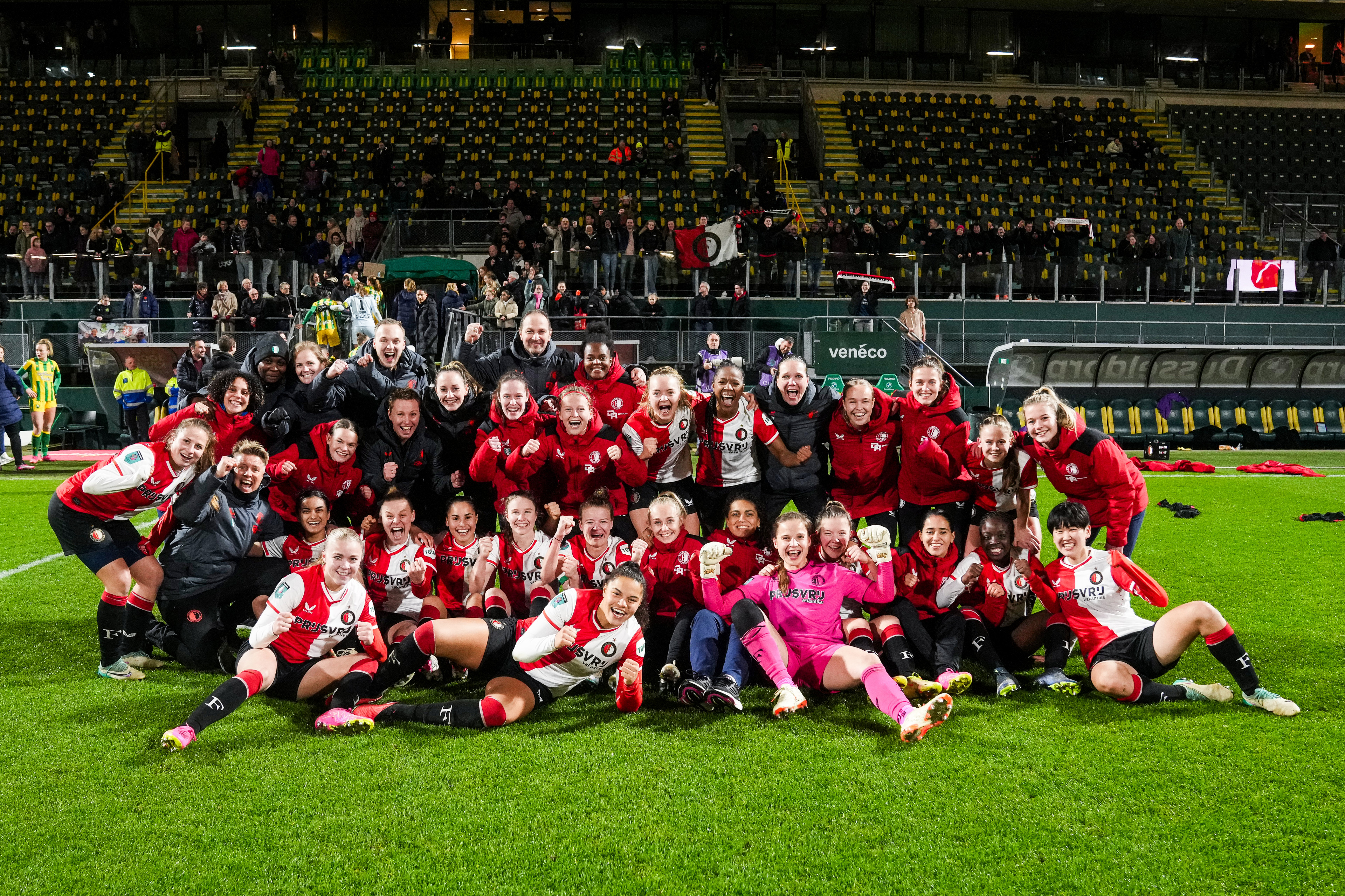 Feyenoord V1 bereikt kwartfinale KNVB Beker