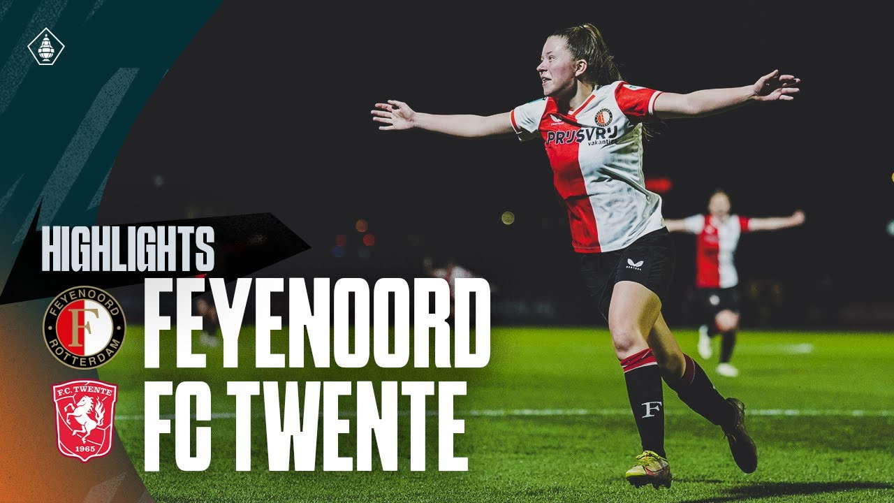 Samenvatting · Bekerstunt Feyenoord V1 tegen Twente (3-0)
