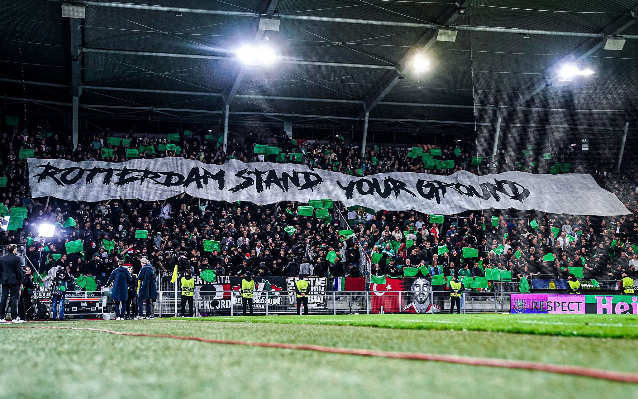 Uitvak sfeeractie Sturm Graz - Feyenoord