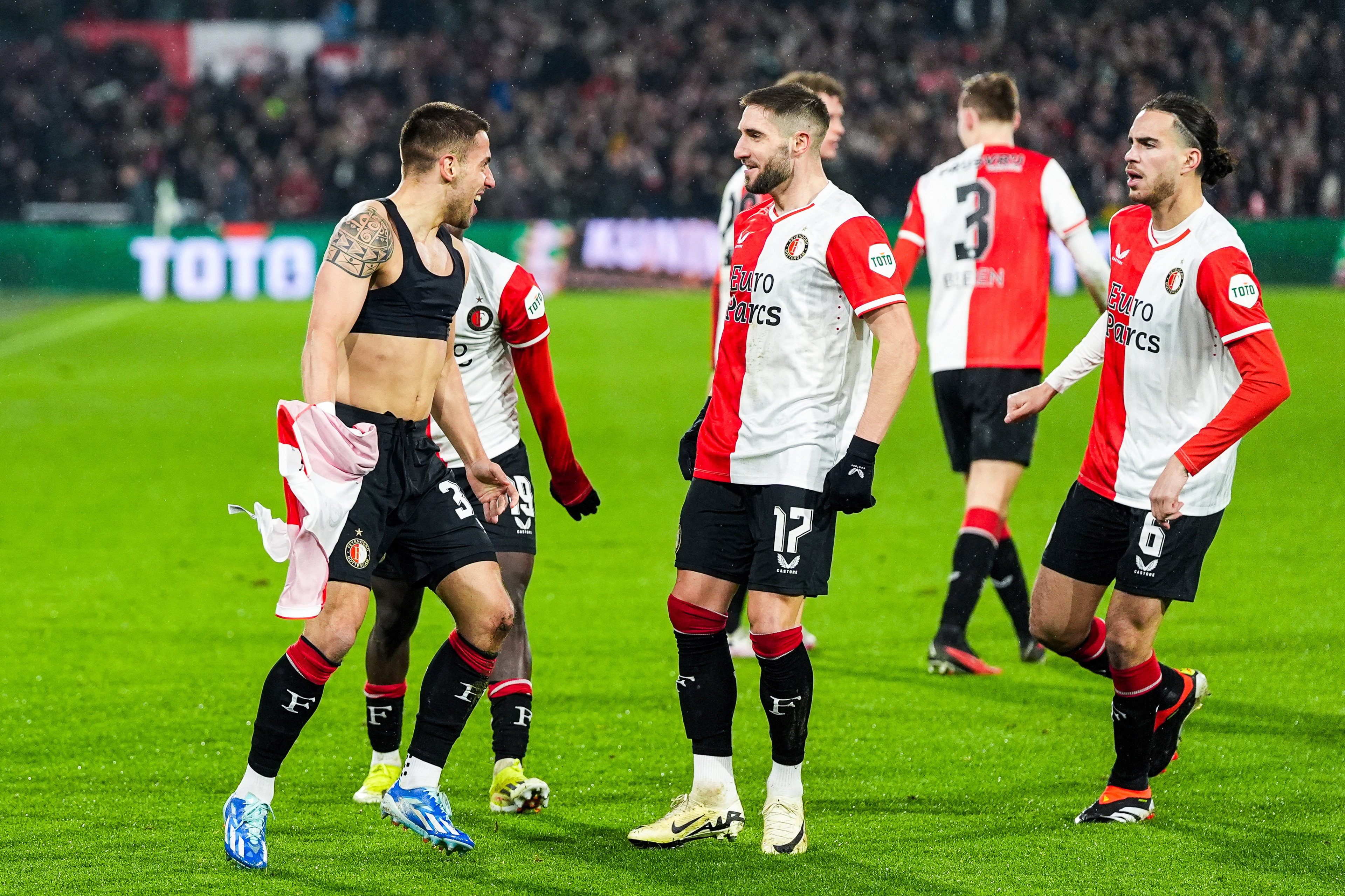 Beoordeel de spelers voor de bekerwedstrijd Feyenoord - FC Groningen (2-1)