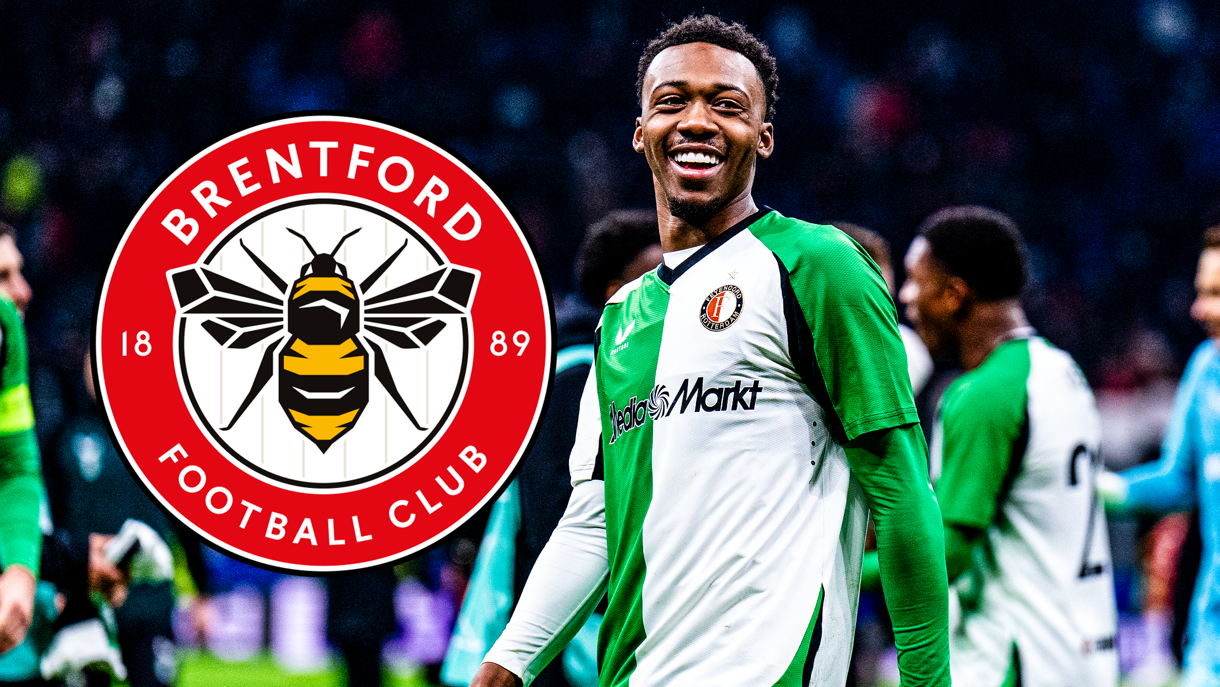 Milambo-transfer naar Brentford nadert afronding: Feyenoord incasseert fors bedrag
