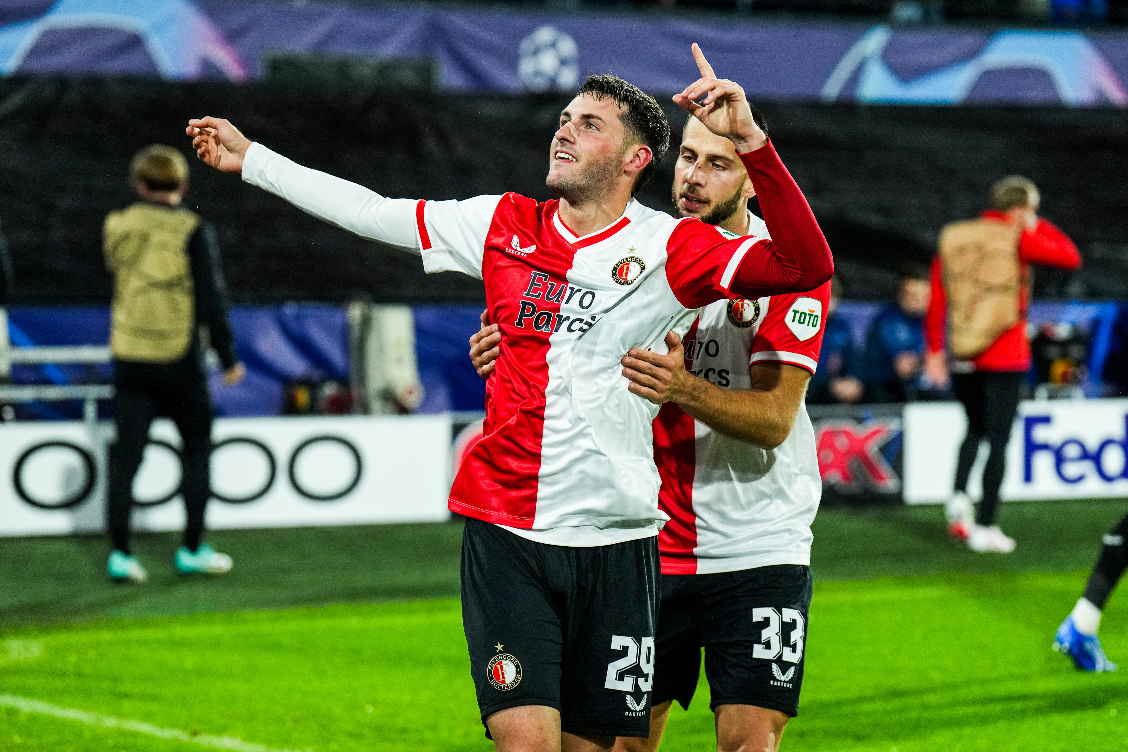 Feyenoord wint derde Champions League duel van Lazio