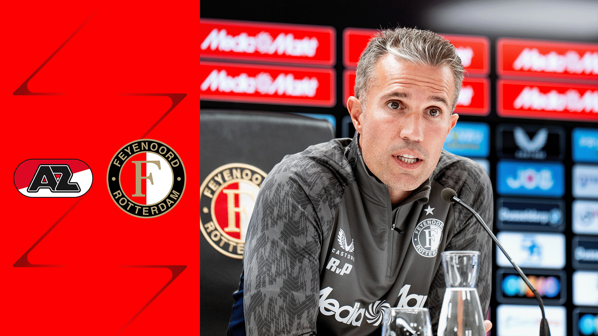 [LIVE 14:45] Van Persie blik vooruit op 'topper' tegen AZ