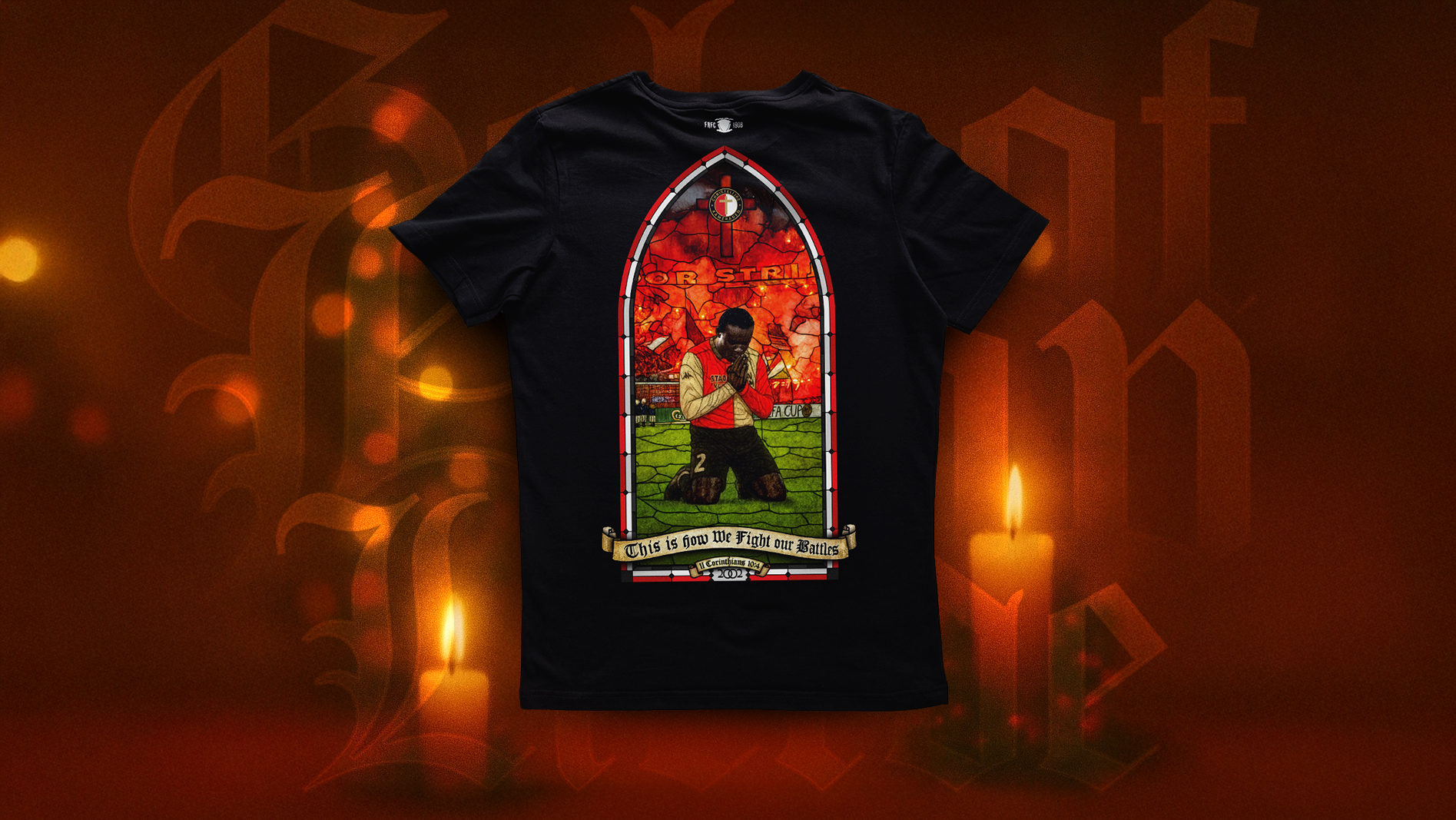 Geef een warme kerst: uniek Christian Gyan t-shirt voor goede doel