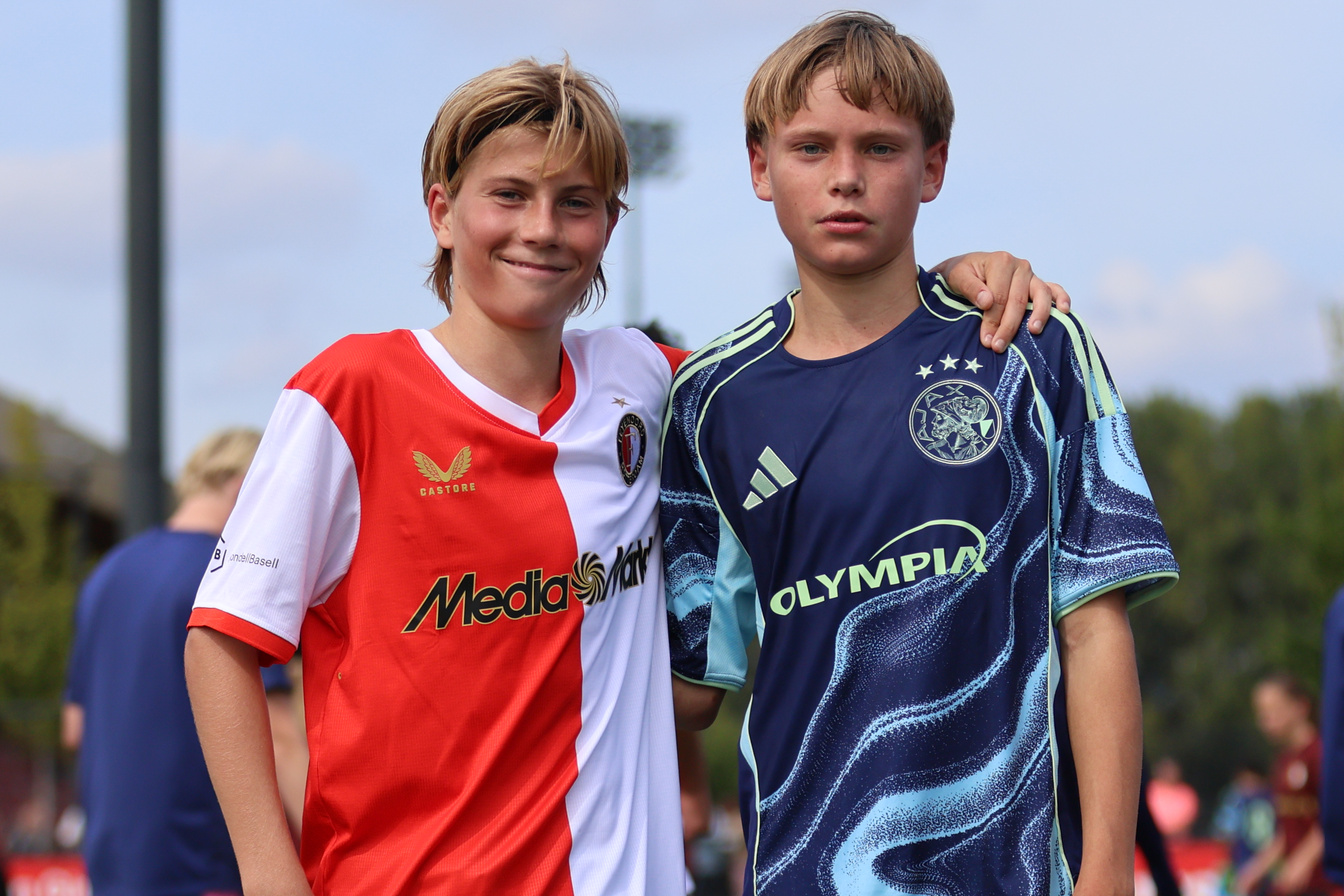 Foto's Feyenoord O15 wint mini-klassieker(3-2)