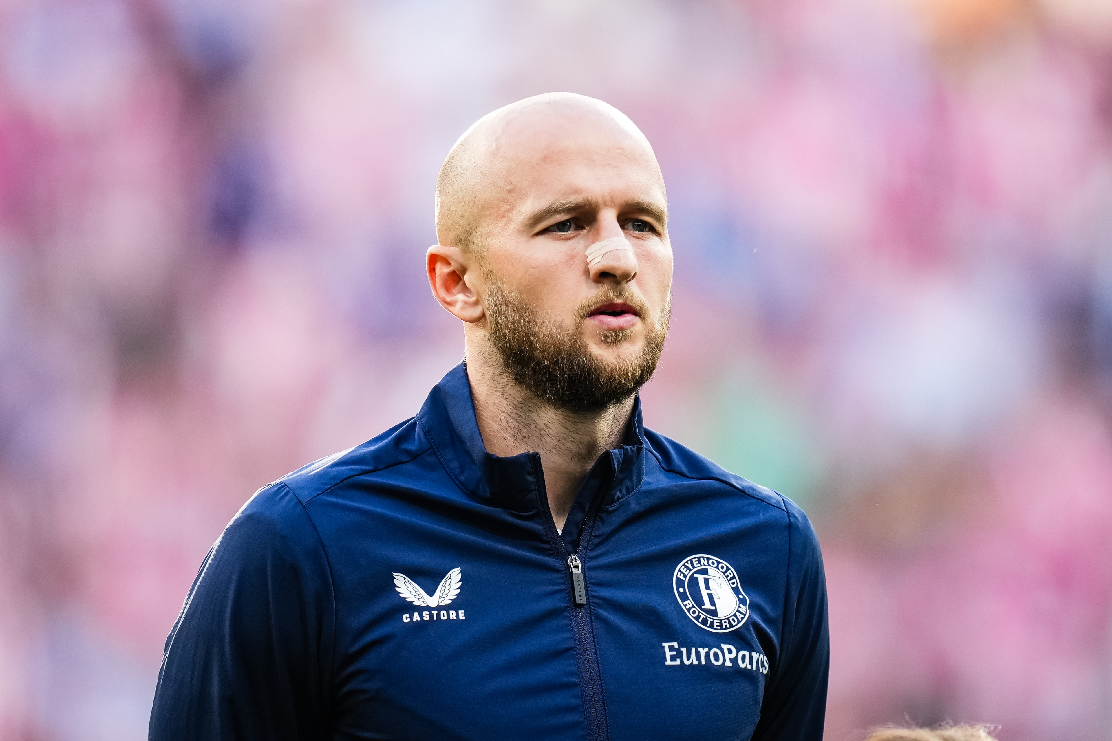 Gernot Trauner voorafgaand aan Atlético Madrid - Feyenoord | VK Sportphoto