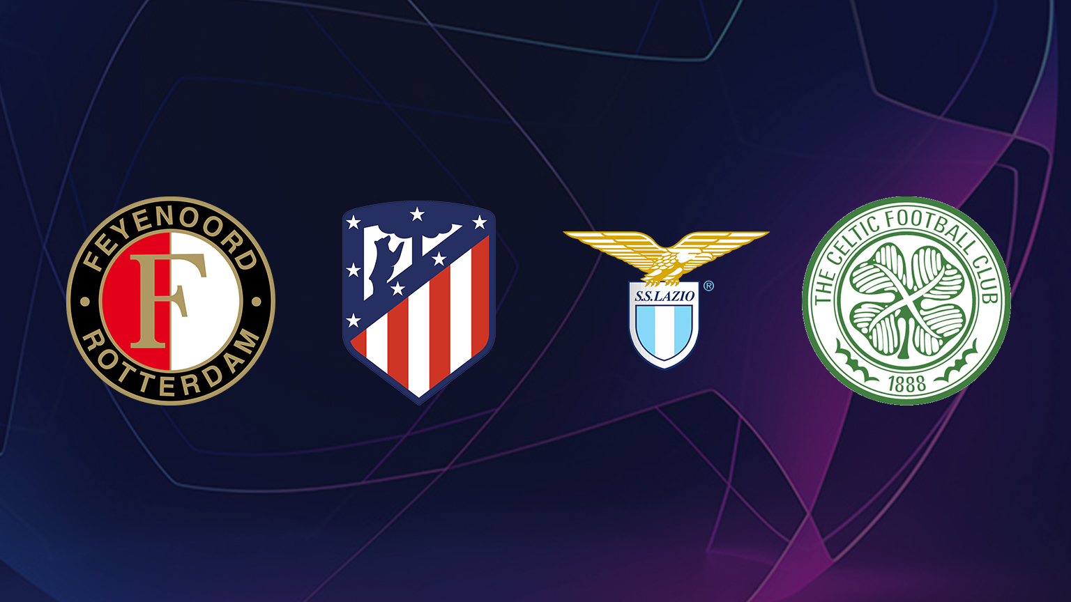 UEFA Champions League groep E | 2023/2024 | Feyenoord Atlético Madrid SS Lazio Roma Celtic Football Club