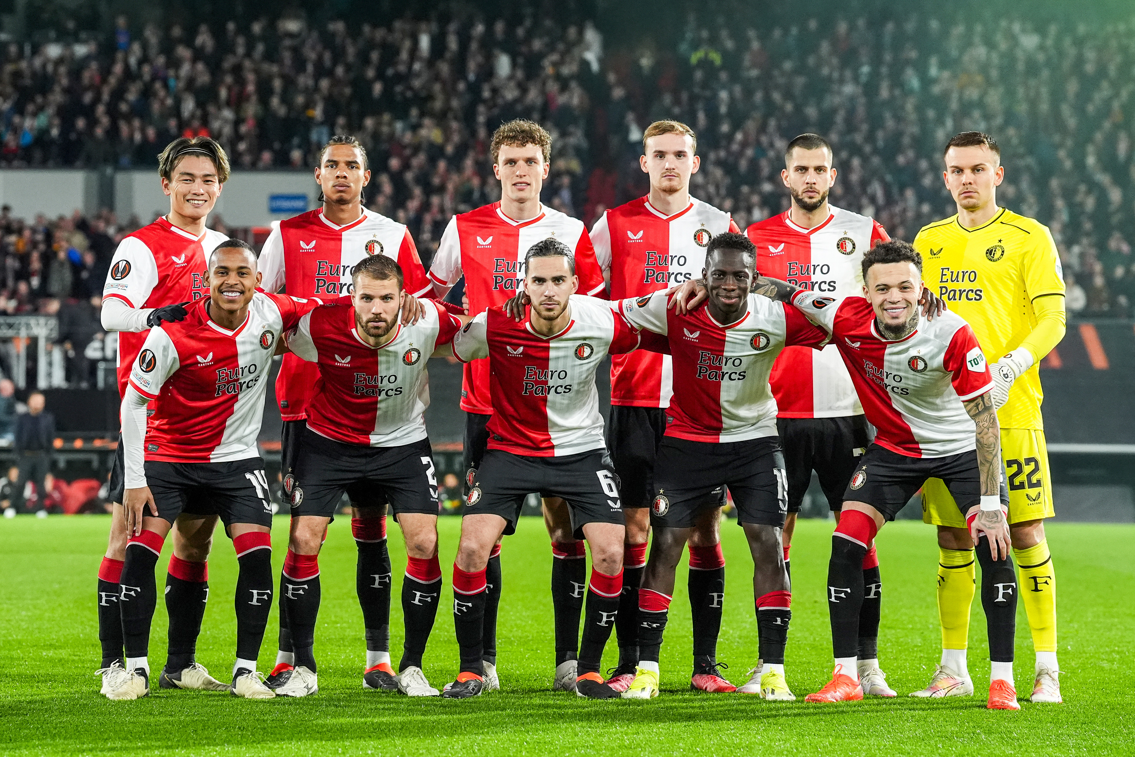 Beoordeel de spelers voor de wedstrijd Feyenoord - AS Roma (1-1)