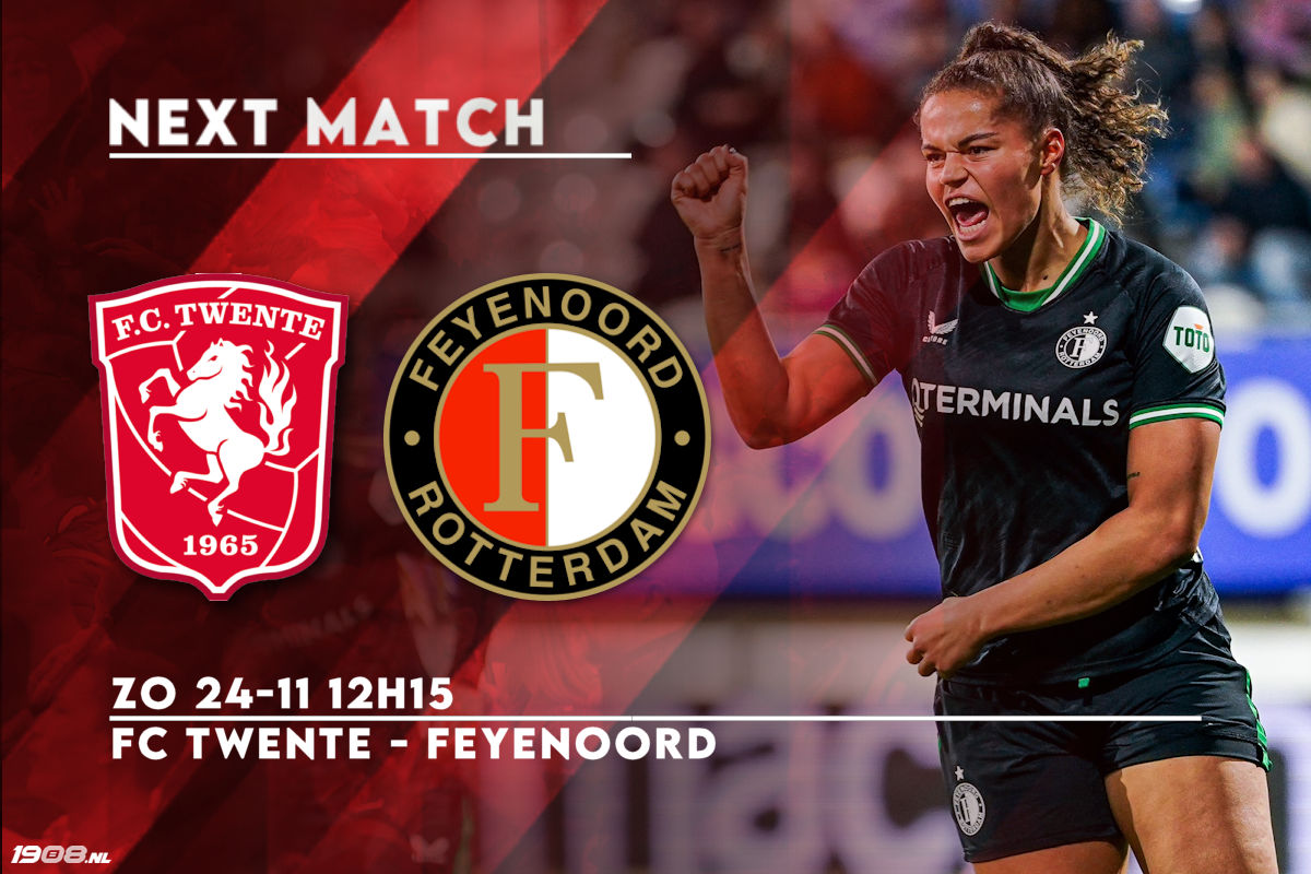 NEXT MATCH • Feyenoord Vrouwen staan voor een echte test