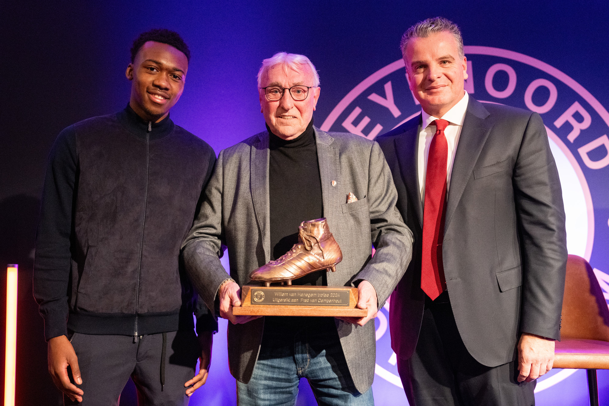 Fred van Campenhout ontvangt elfde Willem van Hanegem Trofee