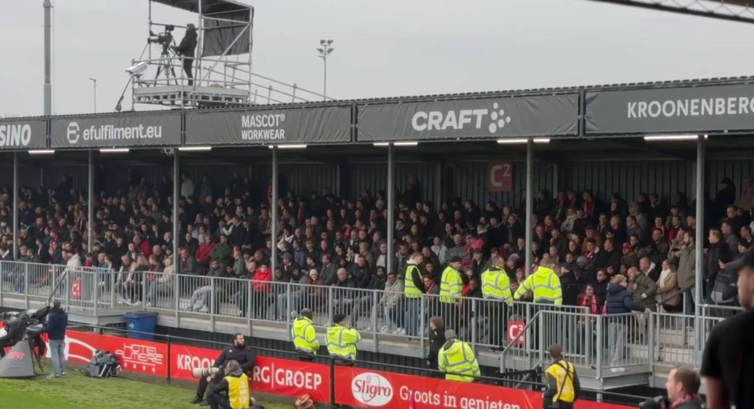 Almere City zette 'vermoedelijke Feyenoorders' uit het stadion